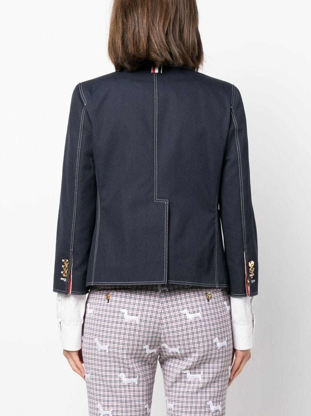 sack-patch cropped jacket - 4
