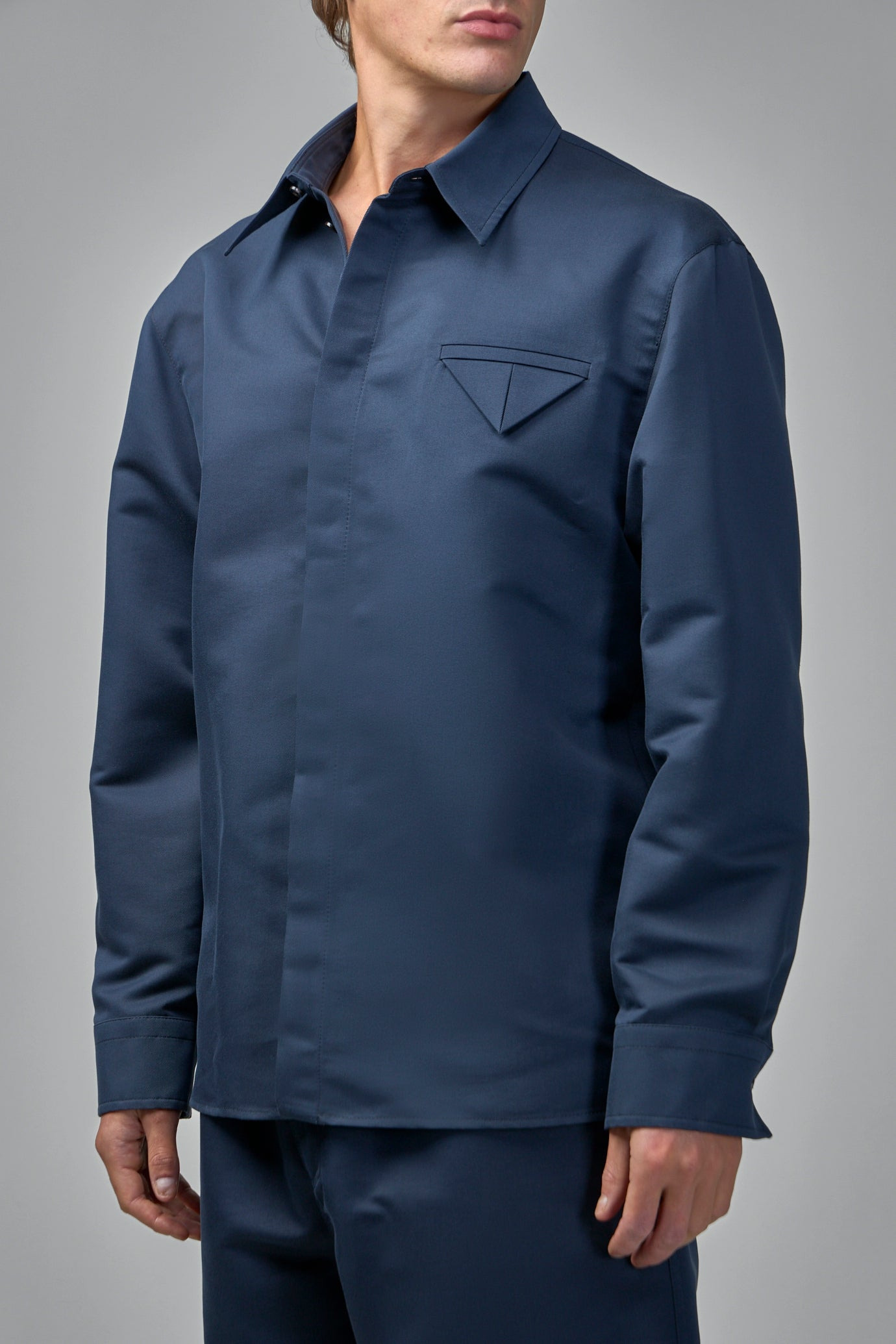Silk Cotton Twill Shirt - 4