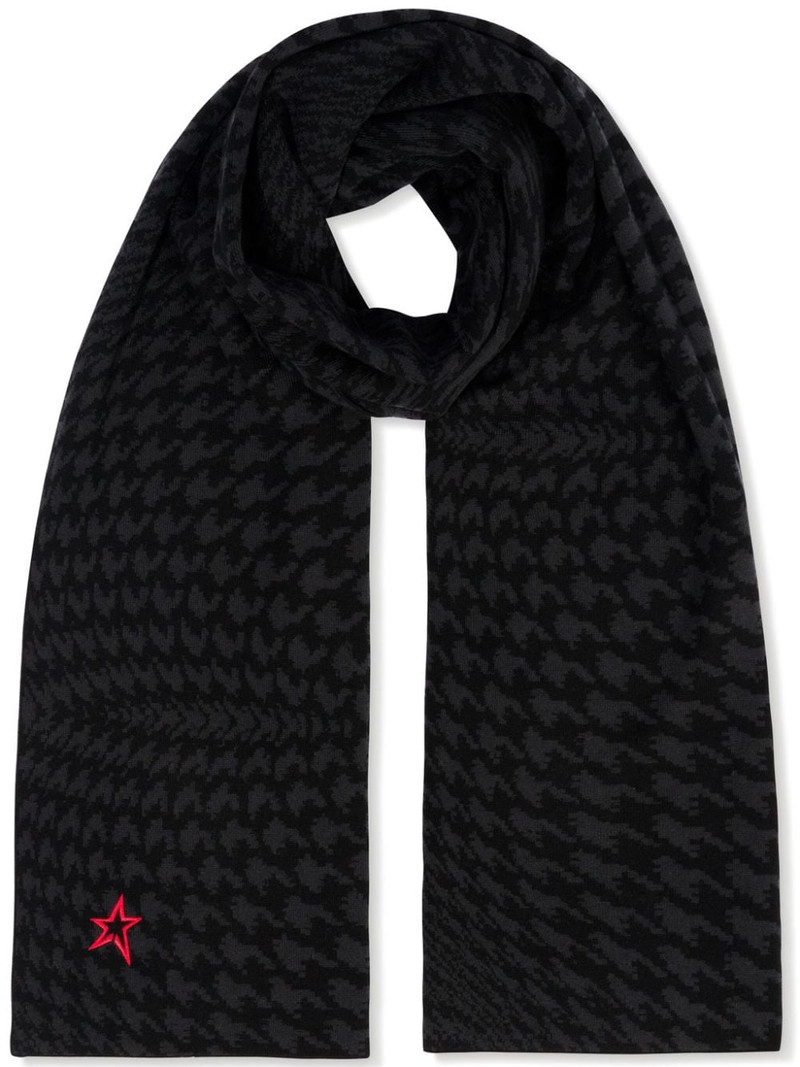 merino houndstooth scarf 1
