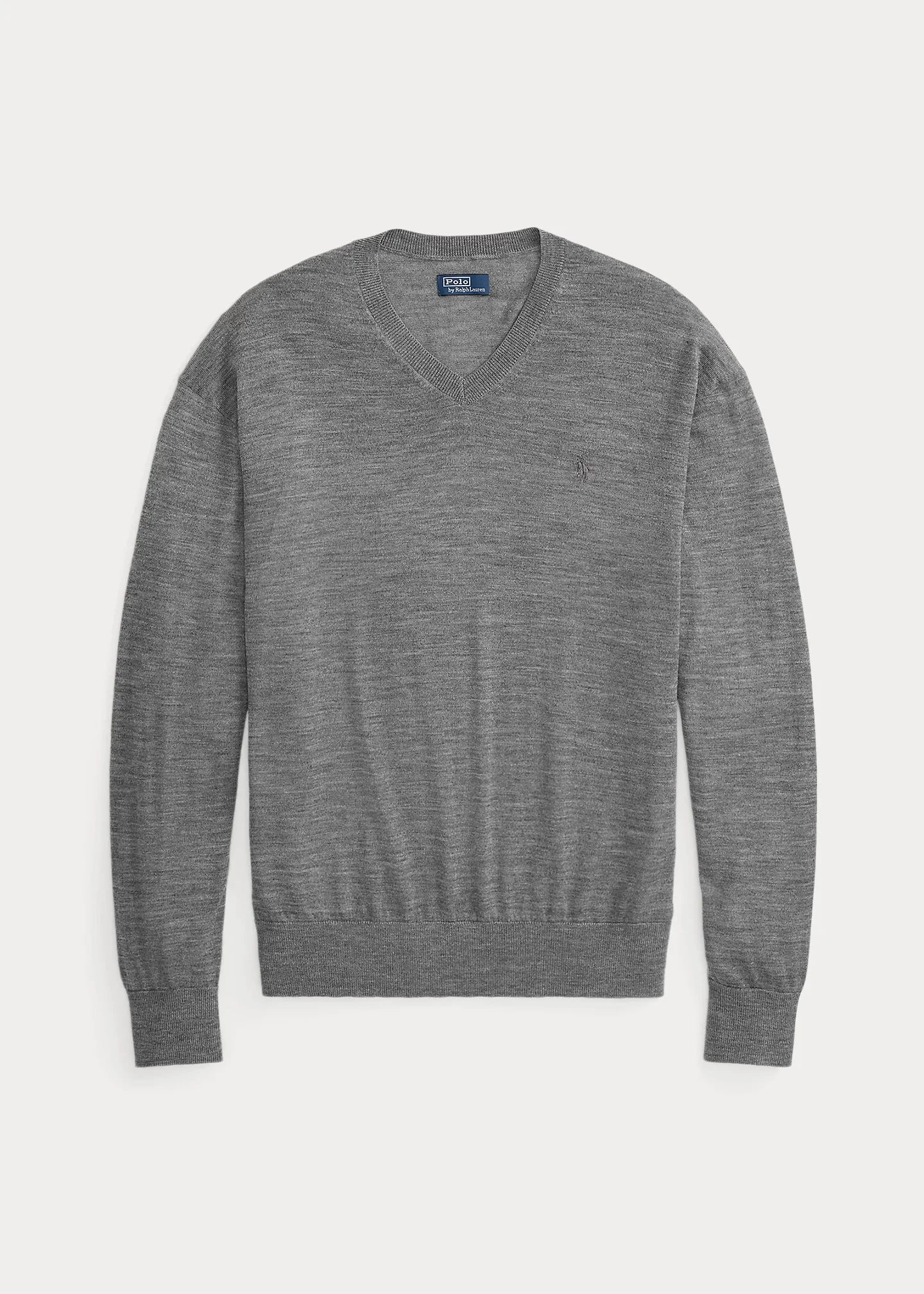 Wool V-Neck Sweater - 1