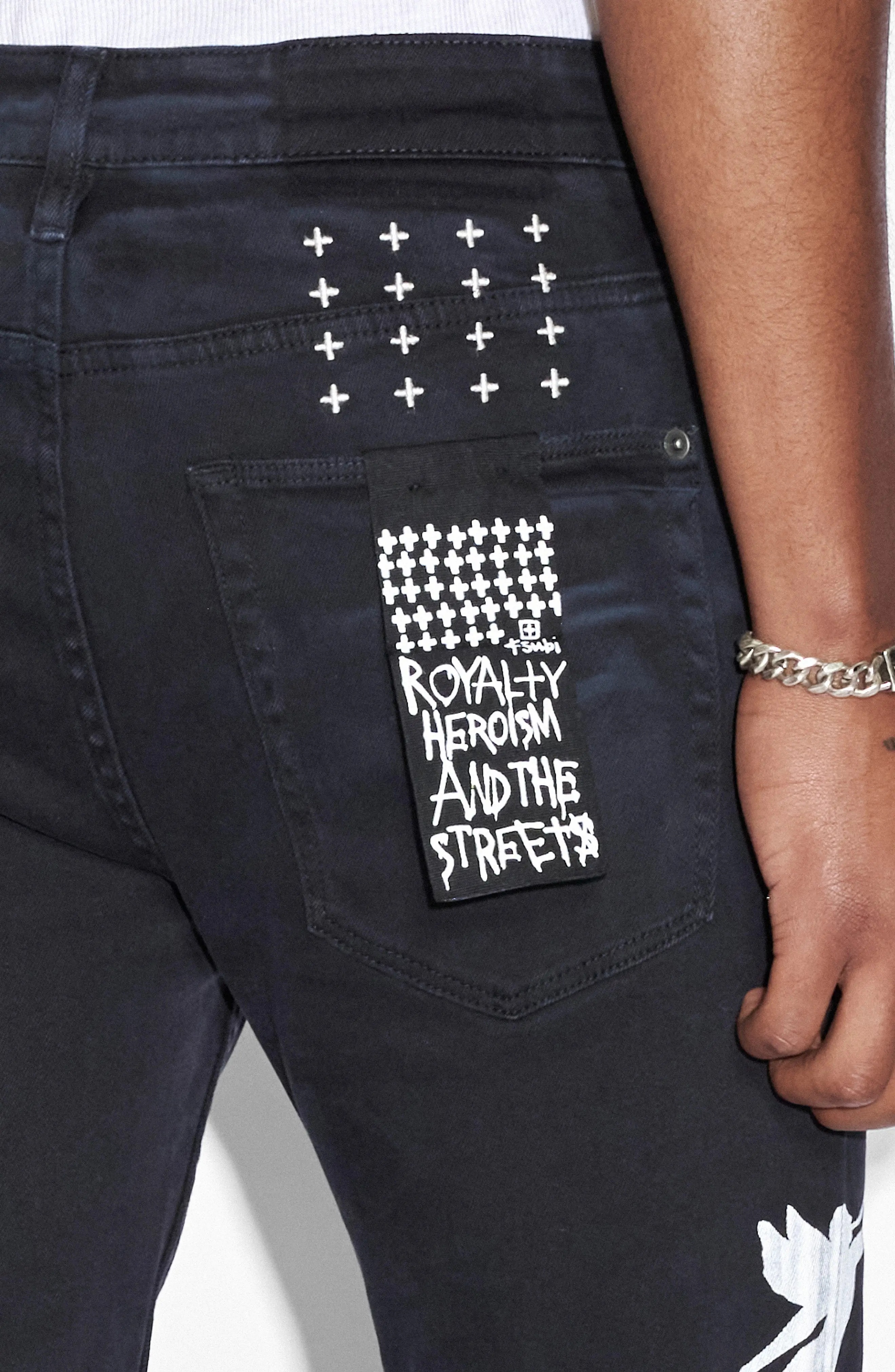 Van Winkle Ghosted Angels Skinny Jeans - 4