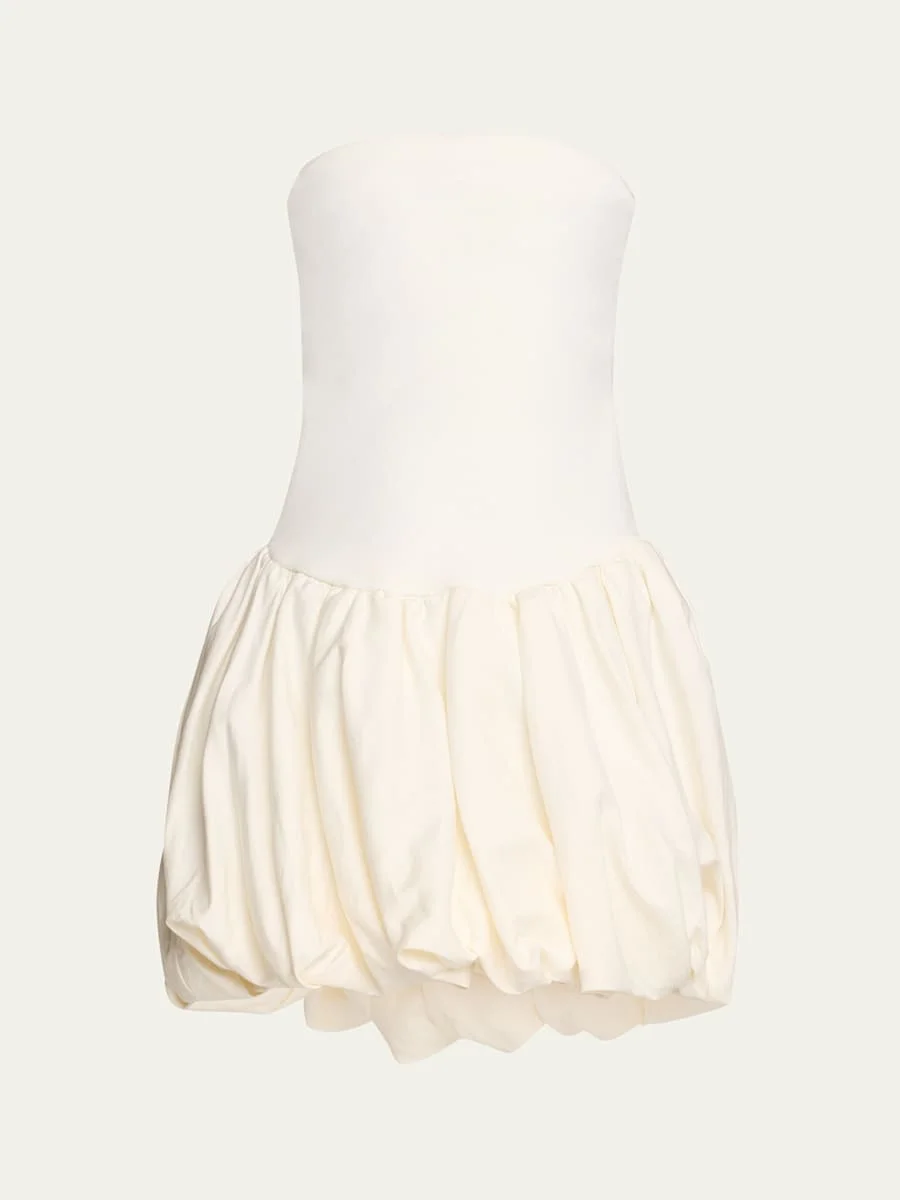 Pollie Strapless Mini Bubble Dress - 1