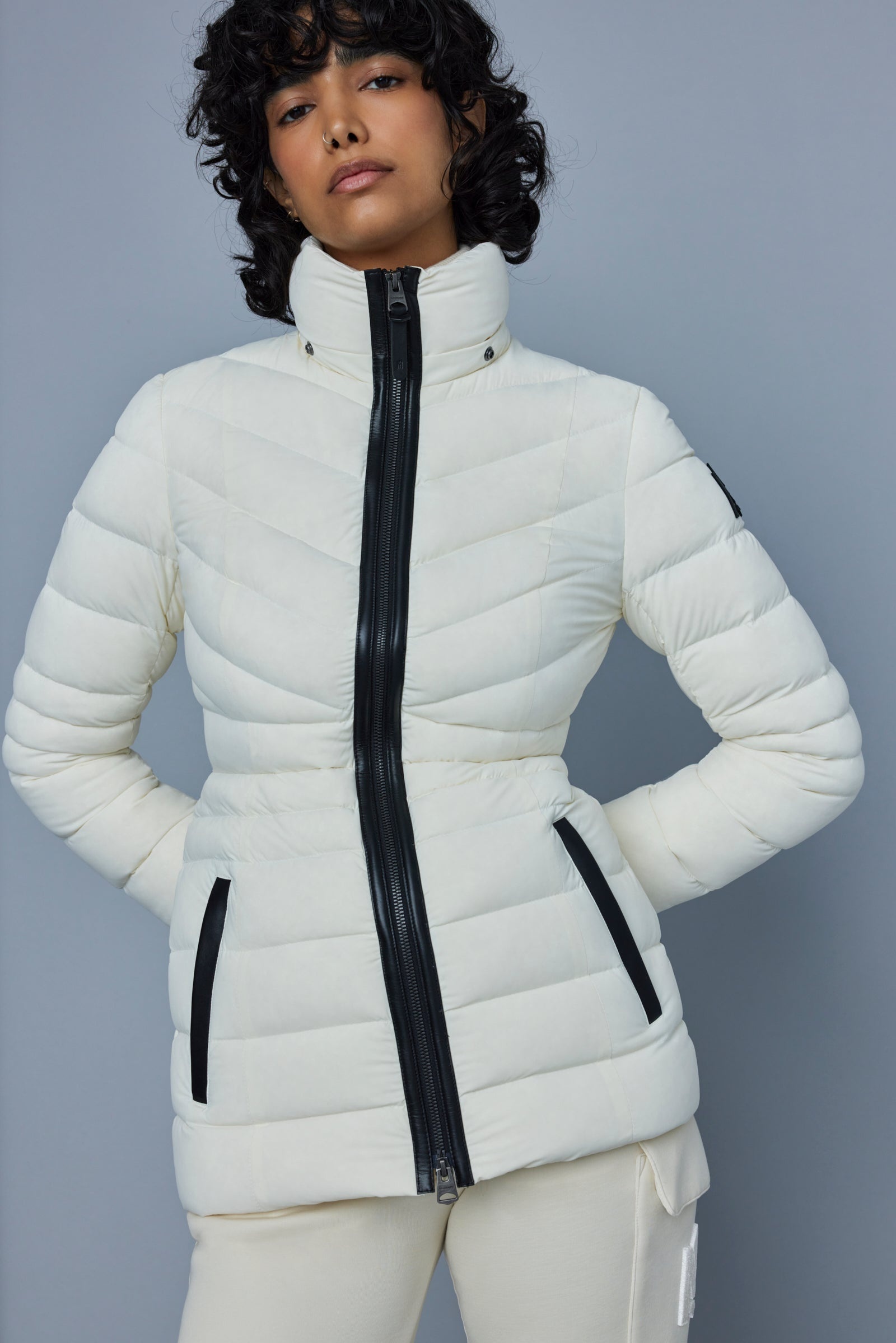 PATSY Agile 360 down jacket with shearling - 5
