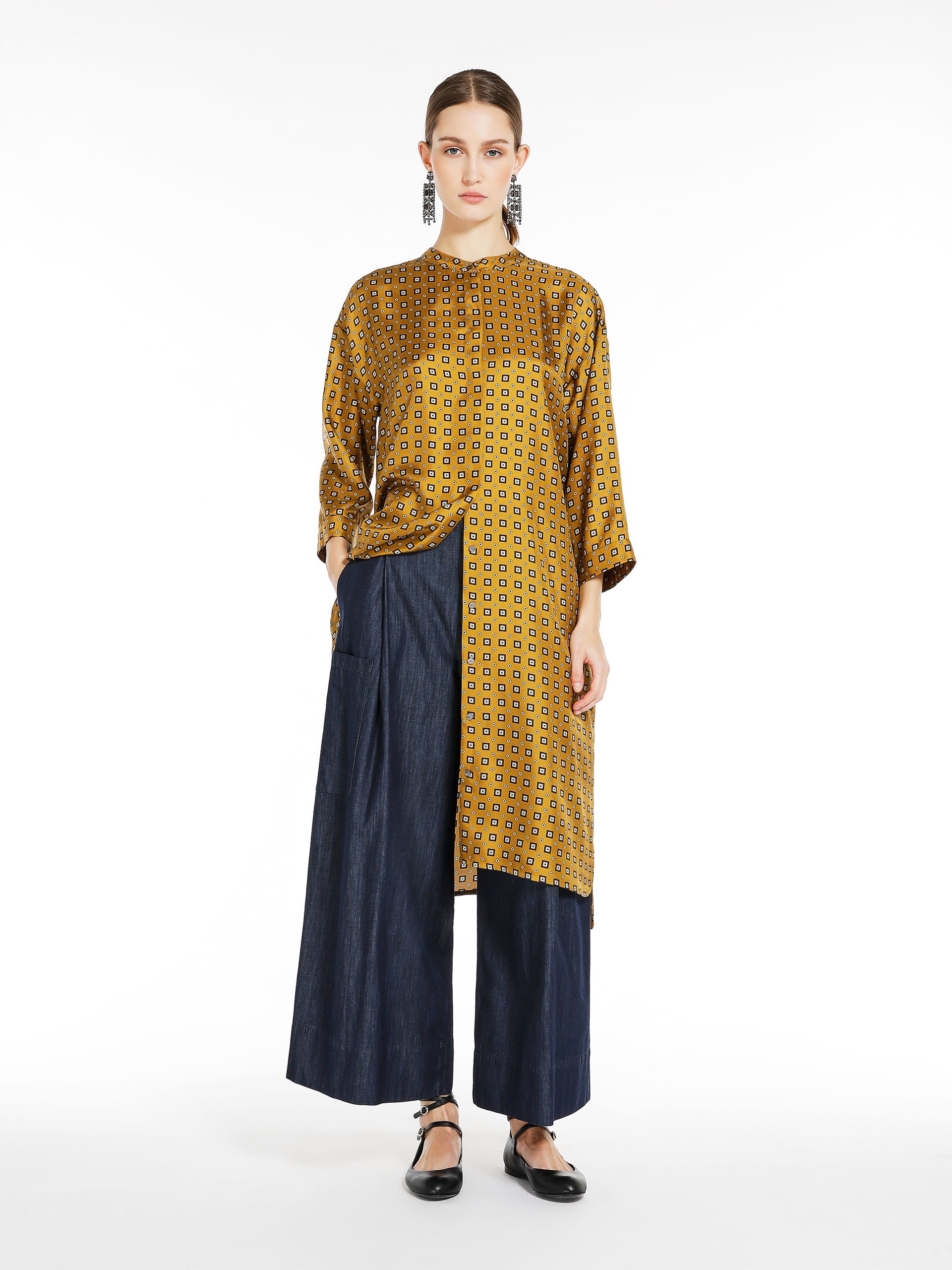 CANZONE Cotton denim trousers - 2