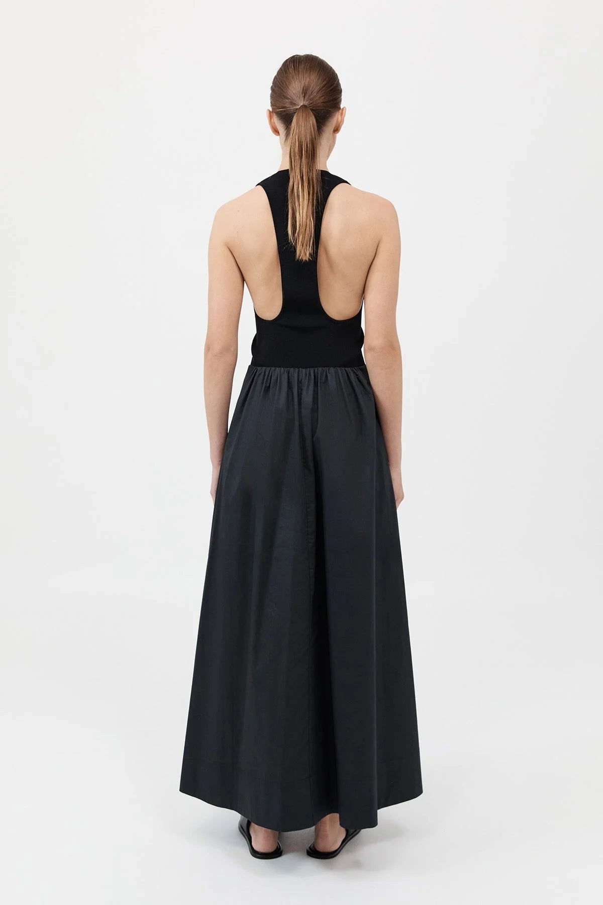 Plunge Neck Dress - 3