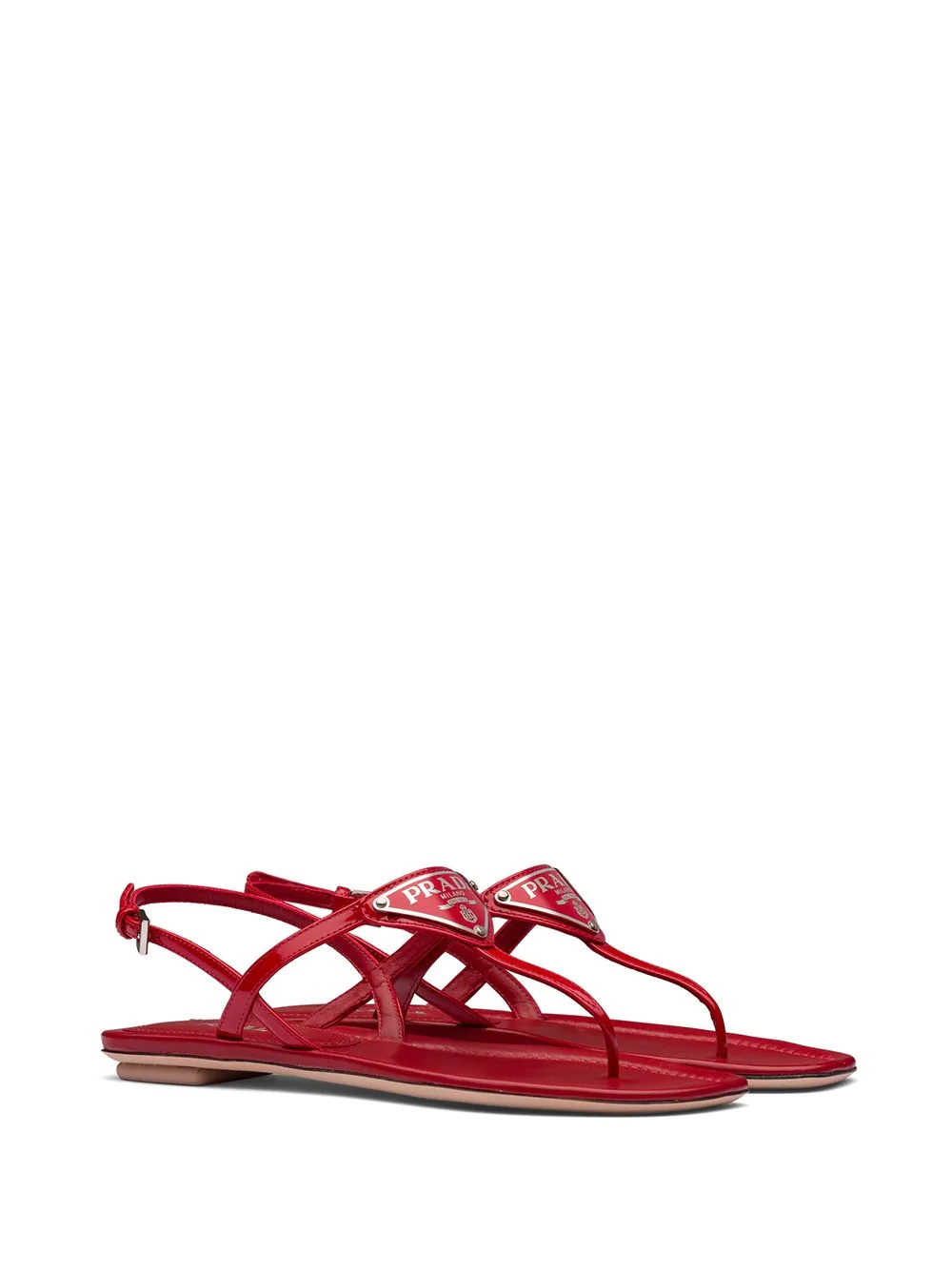 thong strap sandals - 2