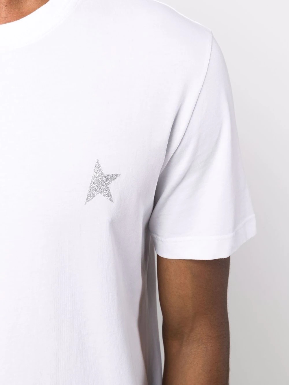 glitter logo-print short-sleeve T-shirt - 5