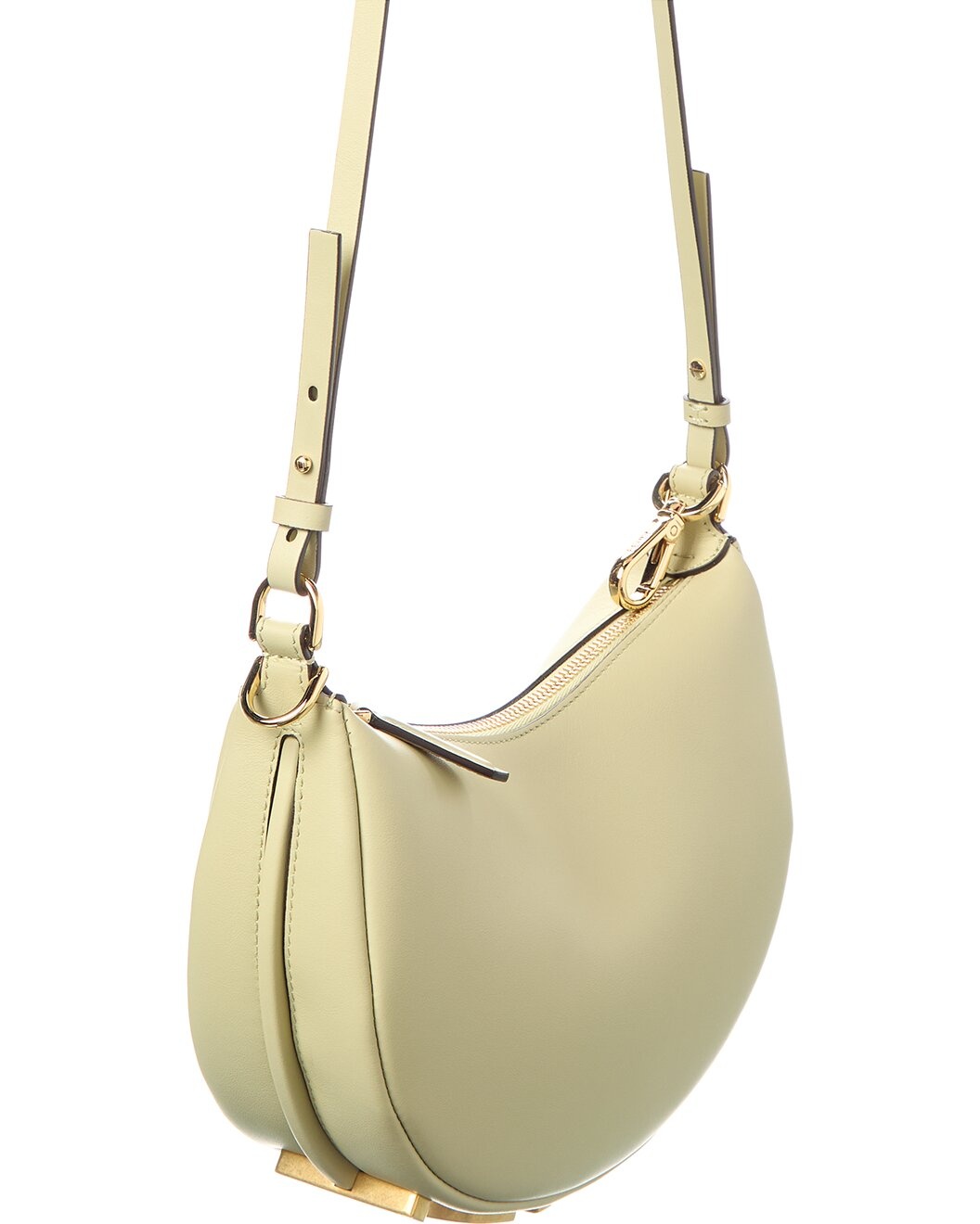 FENDI Fendigraphy Mini Leather Hobo Bag - 3