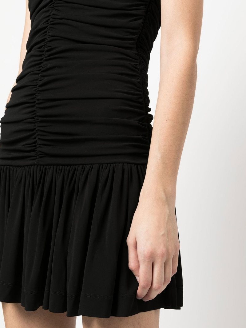 strapless ruched dress 5