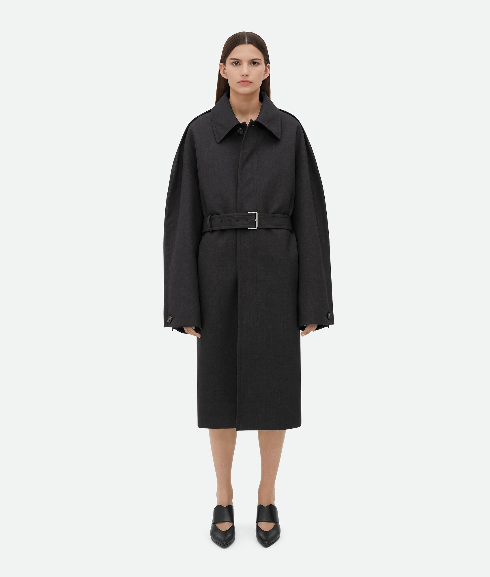 Bonded Wool Cotton Coat - 1
