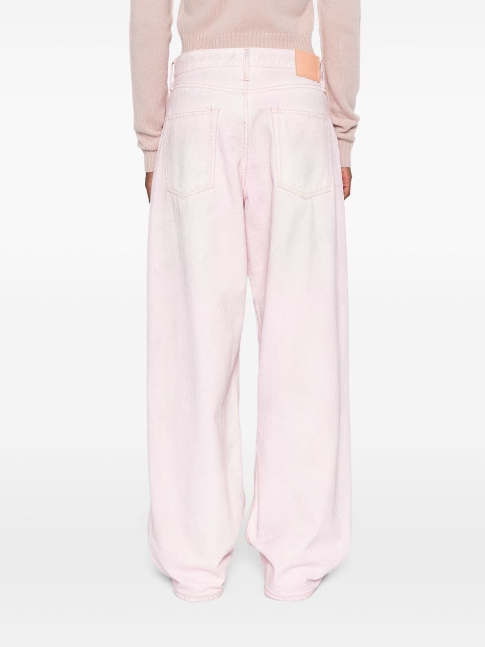 low-rise wide-leg jeans - 4
