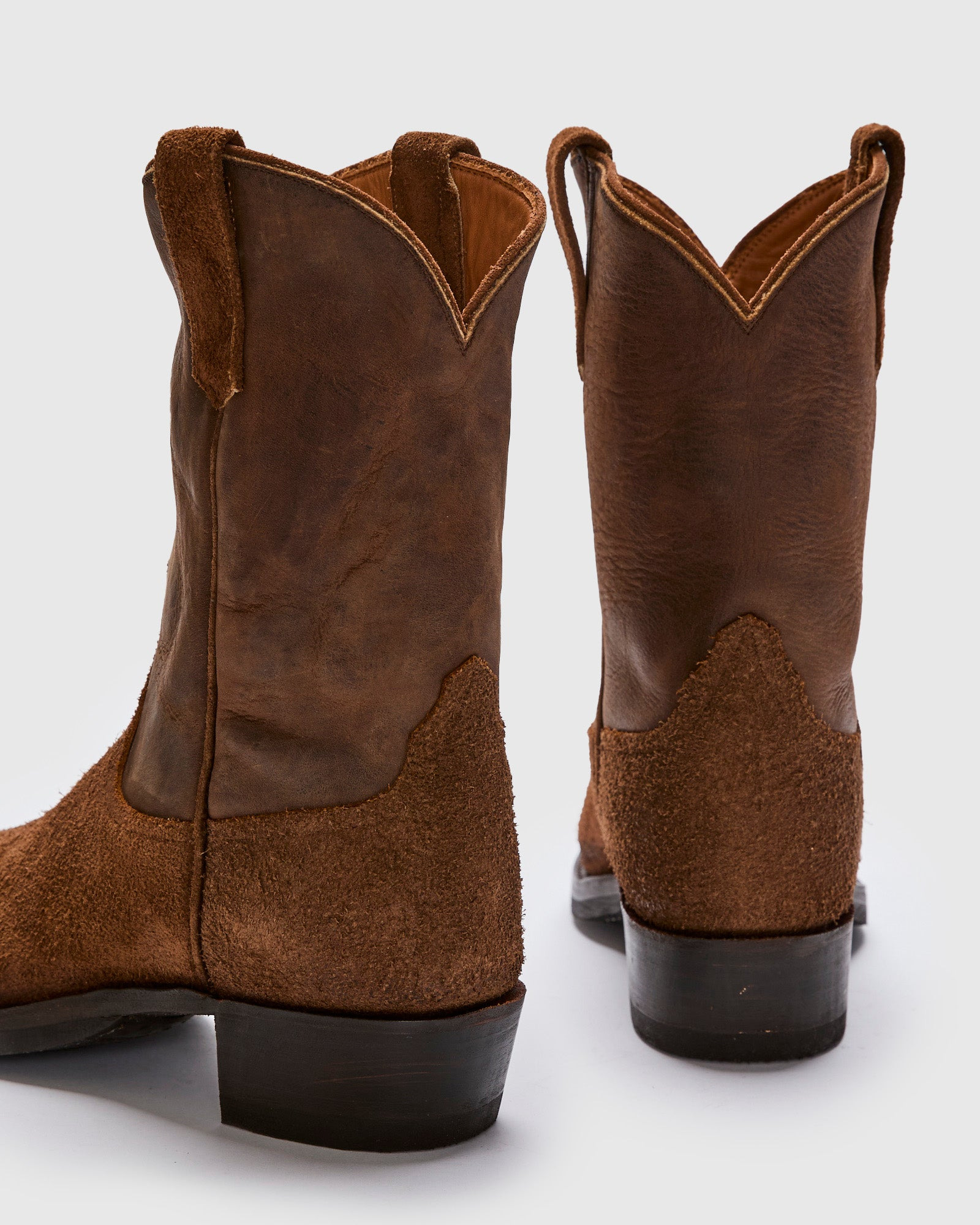 Walker Boot in Brown Roughout - 5