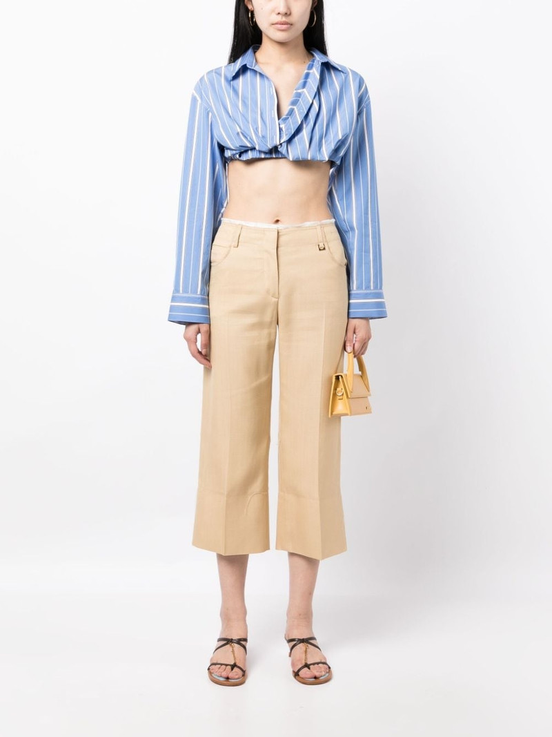 JACQUEMUS Le Pantalon cropped trousers outlook