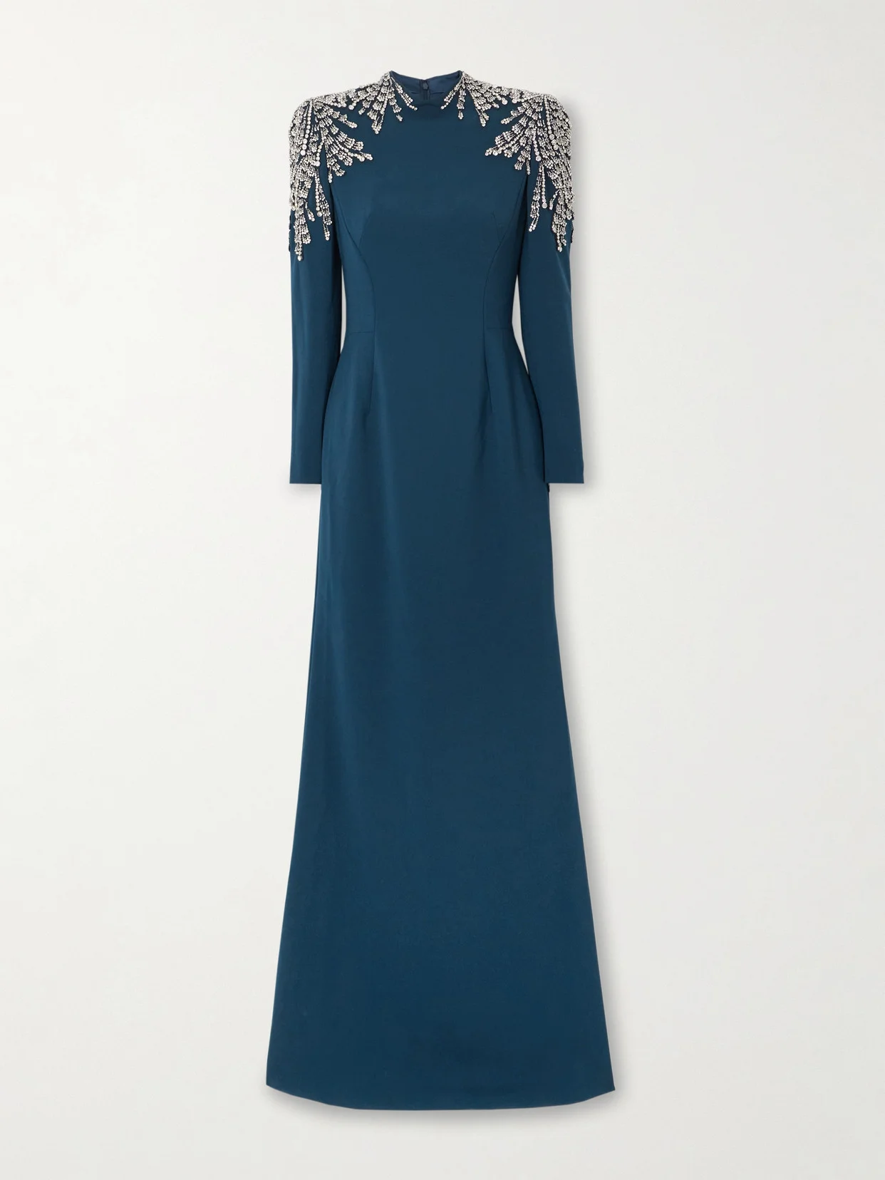 Cobra Crystal-embellished Crepe Gown - 1