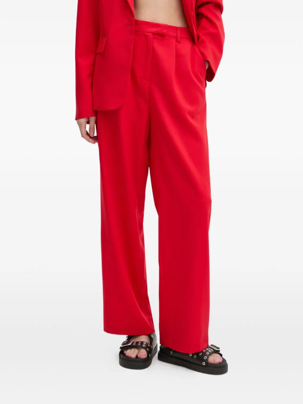 pleated trousers - 1