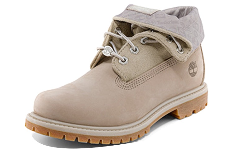 (WMNS) Timberland Roll Top Boots Basic 'Beige with Light Grey' A44T8W - 2