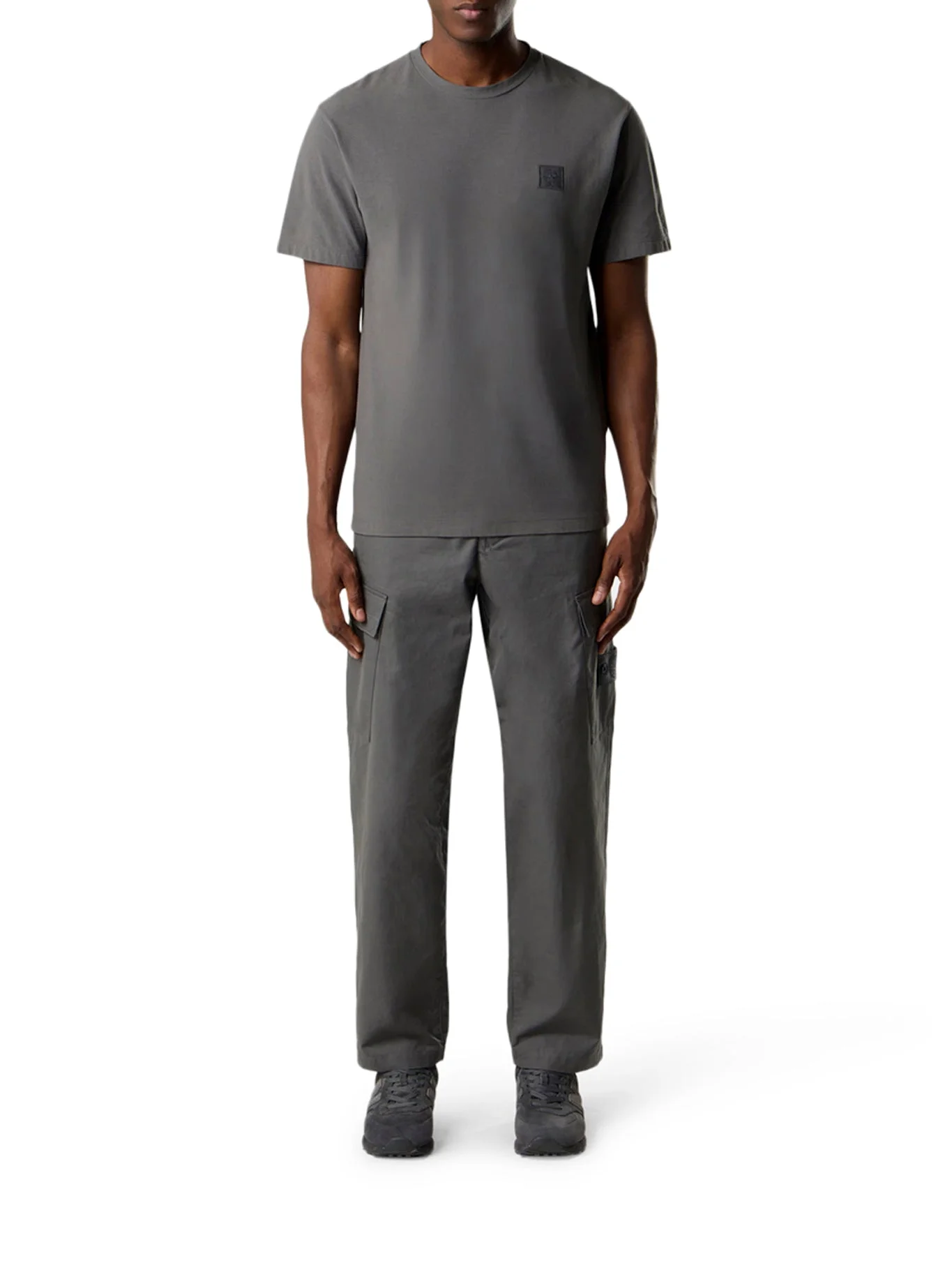 CREW NECK COTTON T-SHIRT - 1