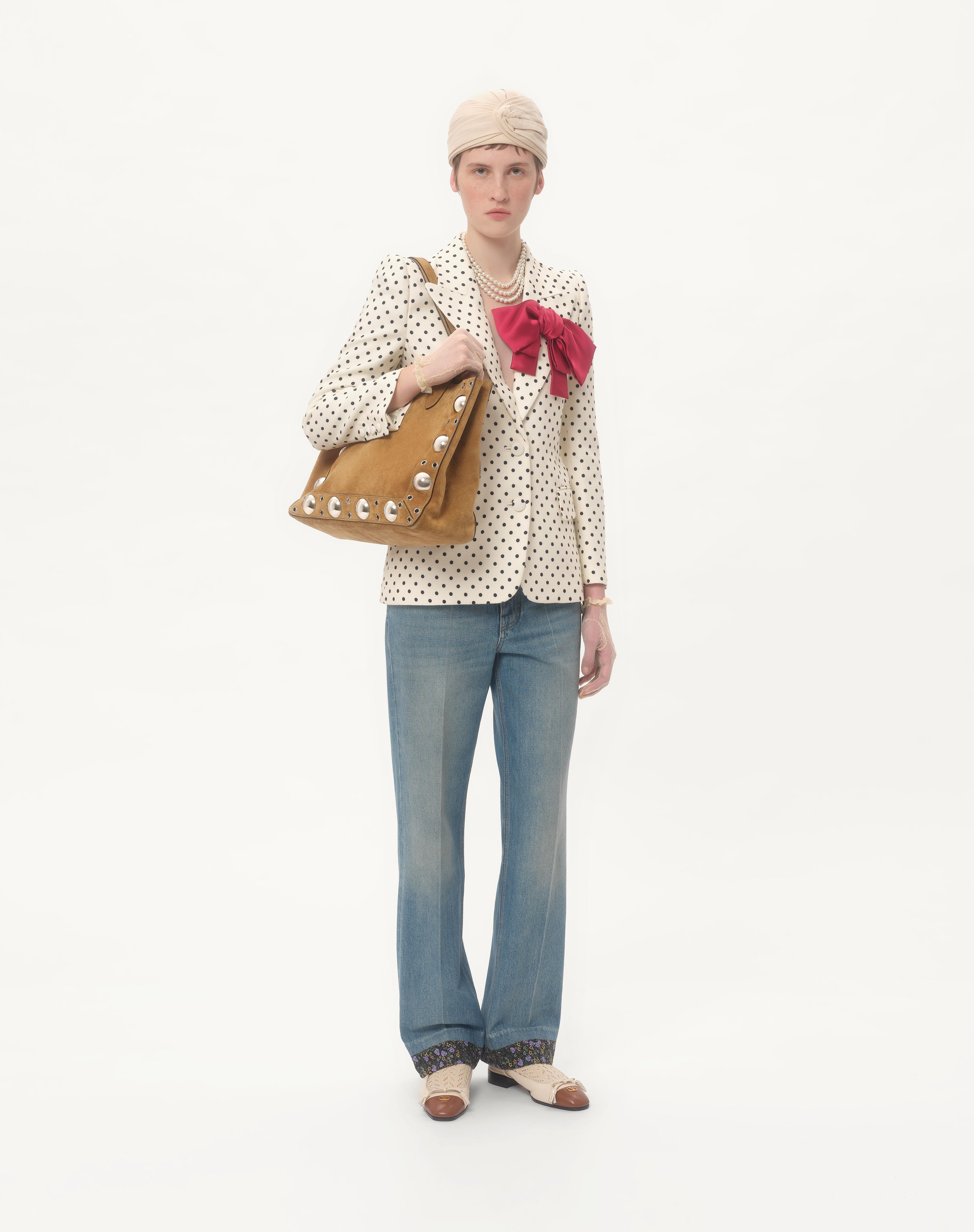 VALENTINO GARAVANI MEDIUM NELLCÔTE SUEDE SHOPPING BAG - 2
