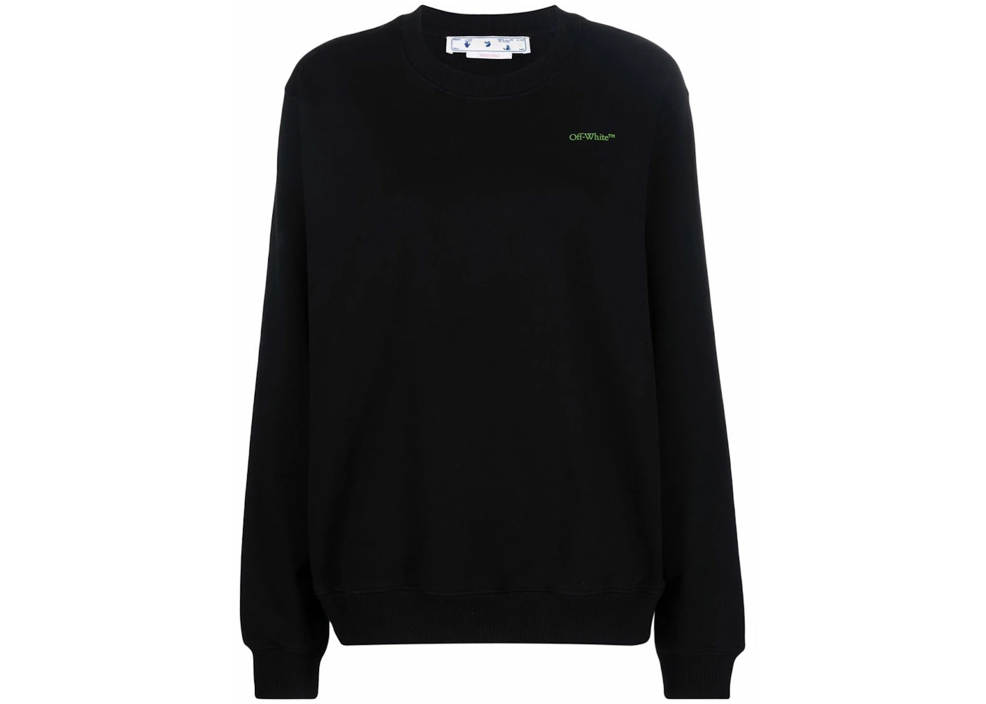 OFF-WHITE Womens Gradient Arrows Print Crewneck Black/Blue/Green - 1
