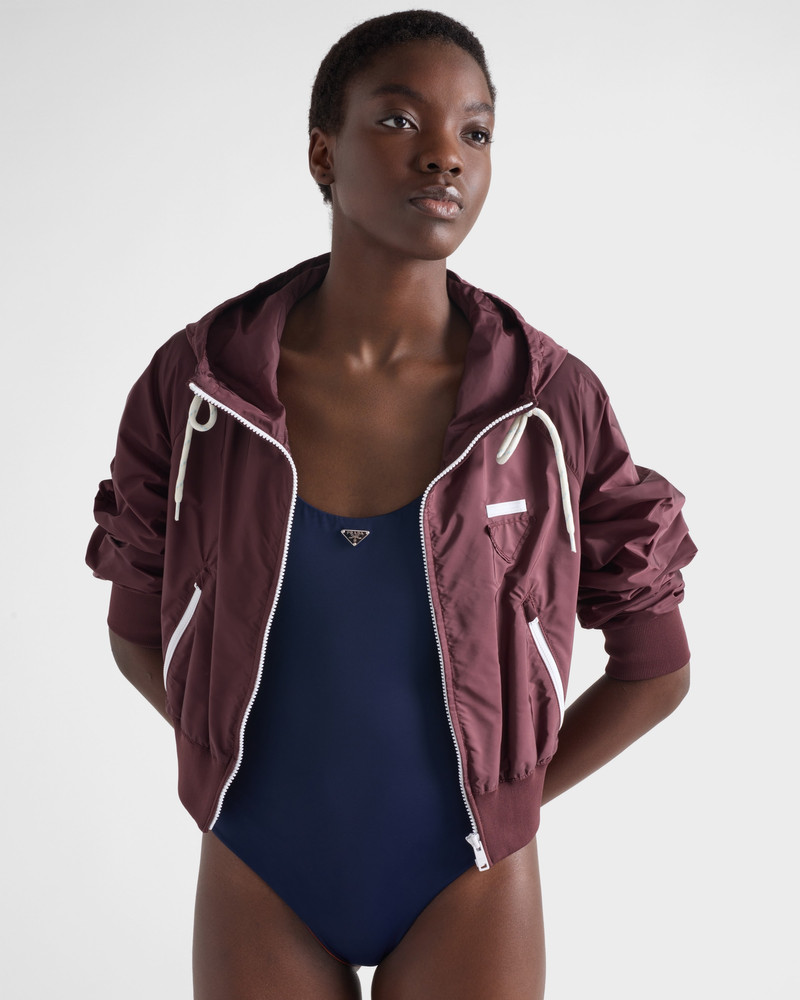 Prada One-piece jersey swimsuit outlook