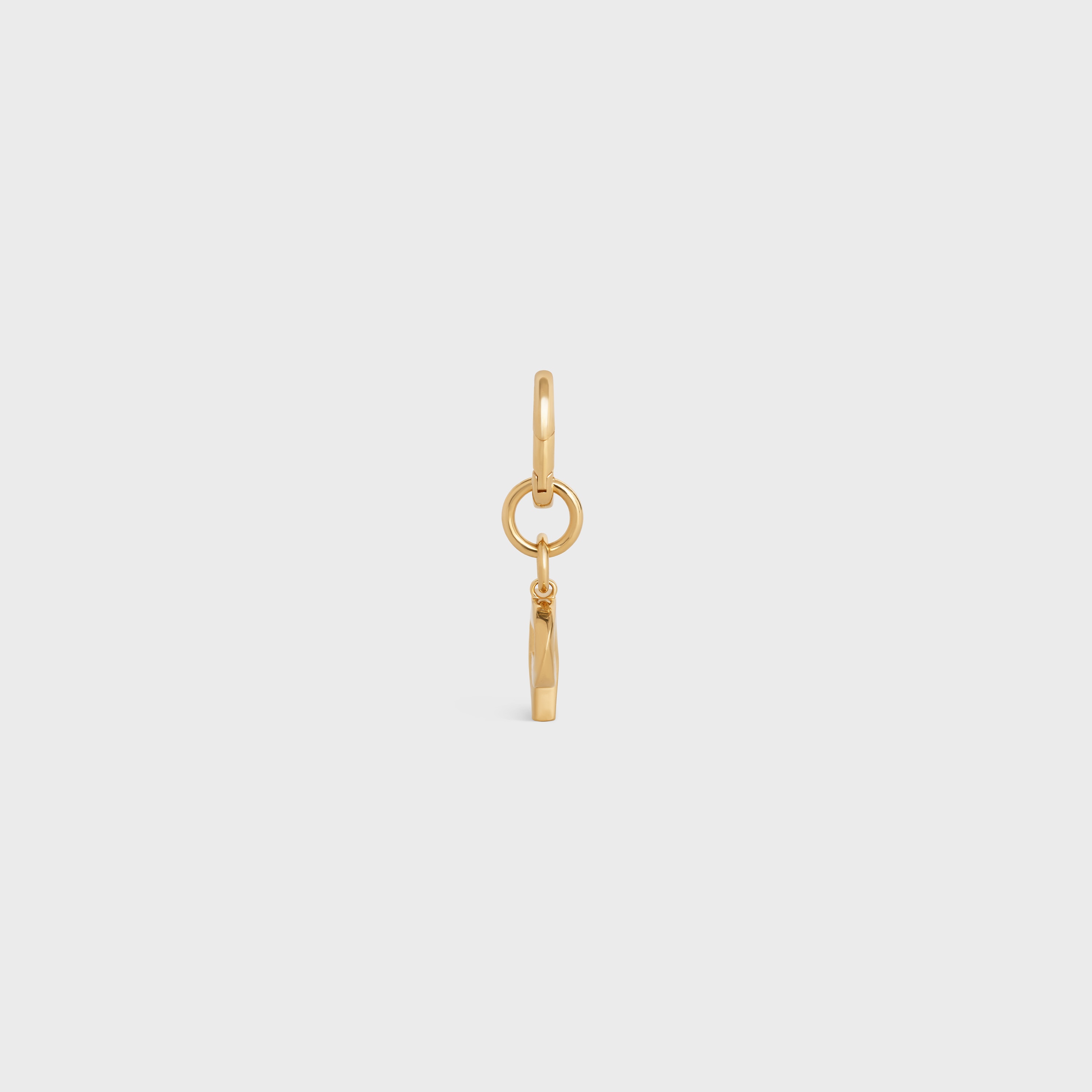 P CHARM in Brass - 4