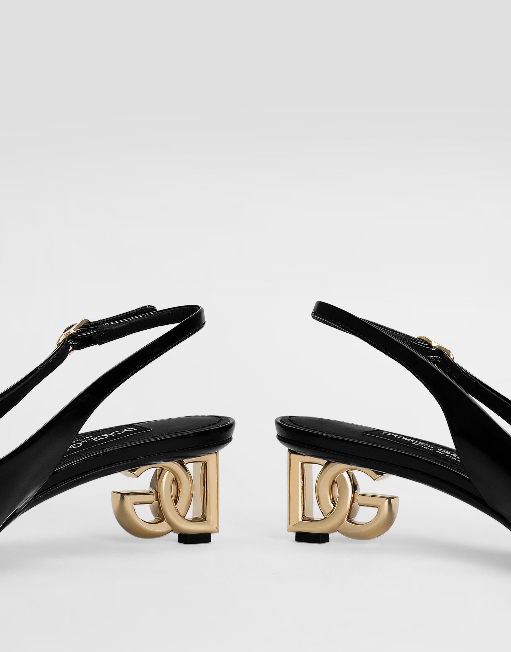 Patent leather slingbacks - 4