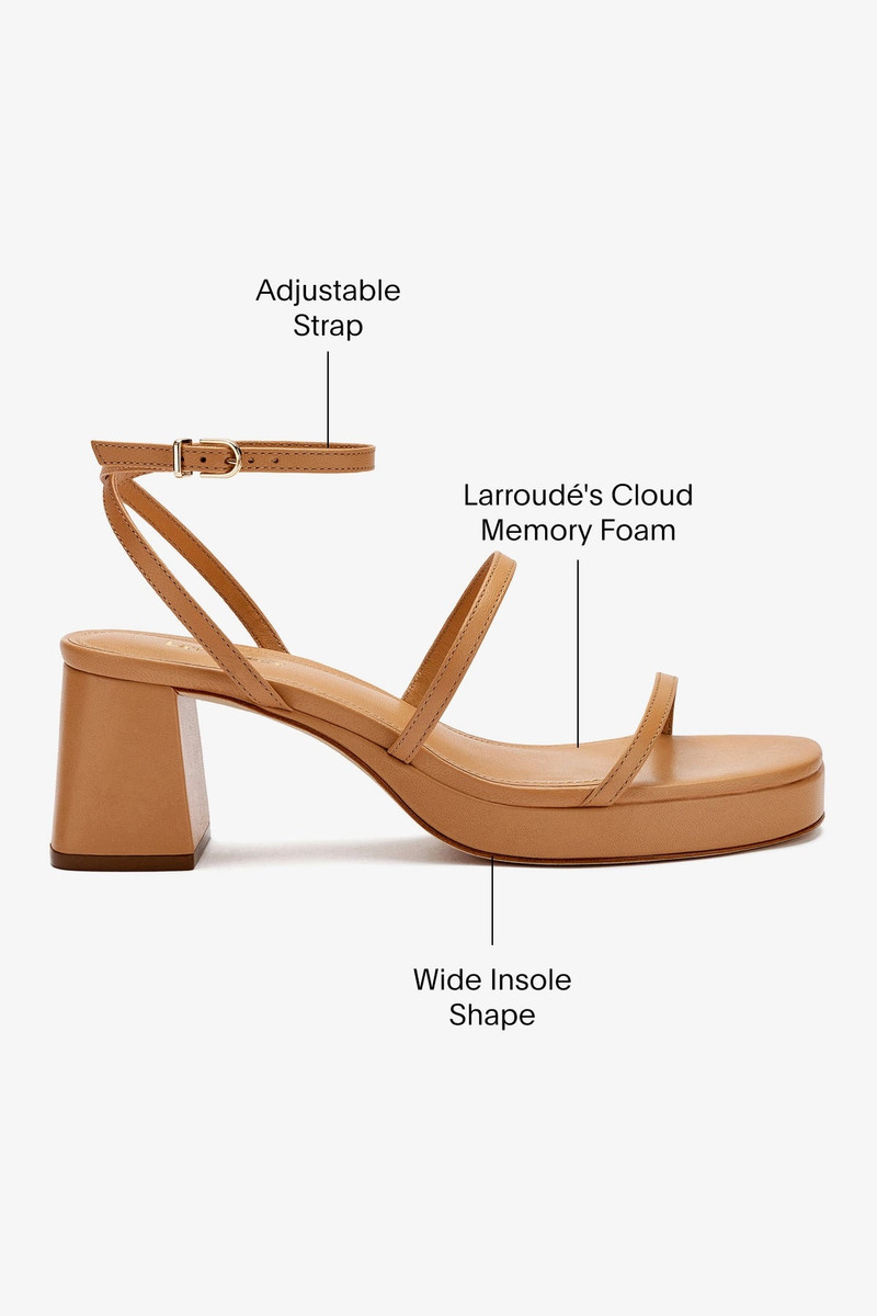 Gio Sandal In Tan Leather 5