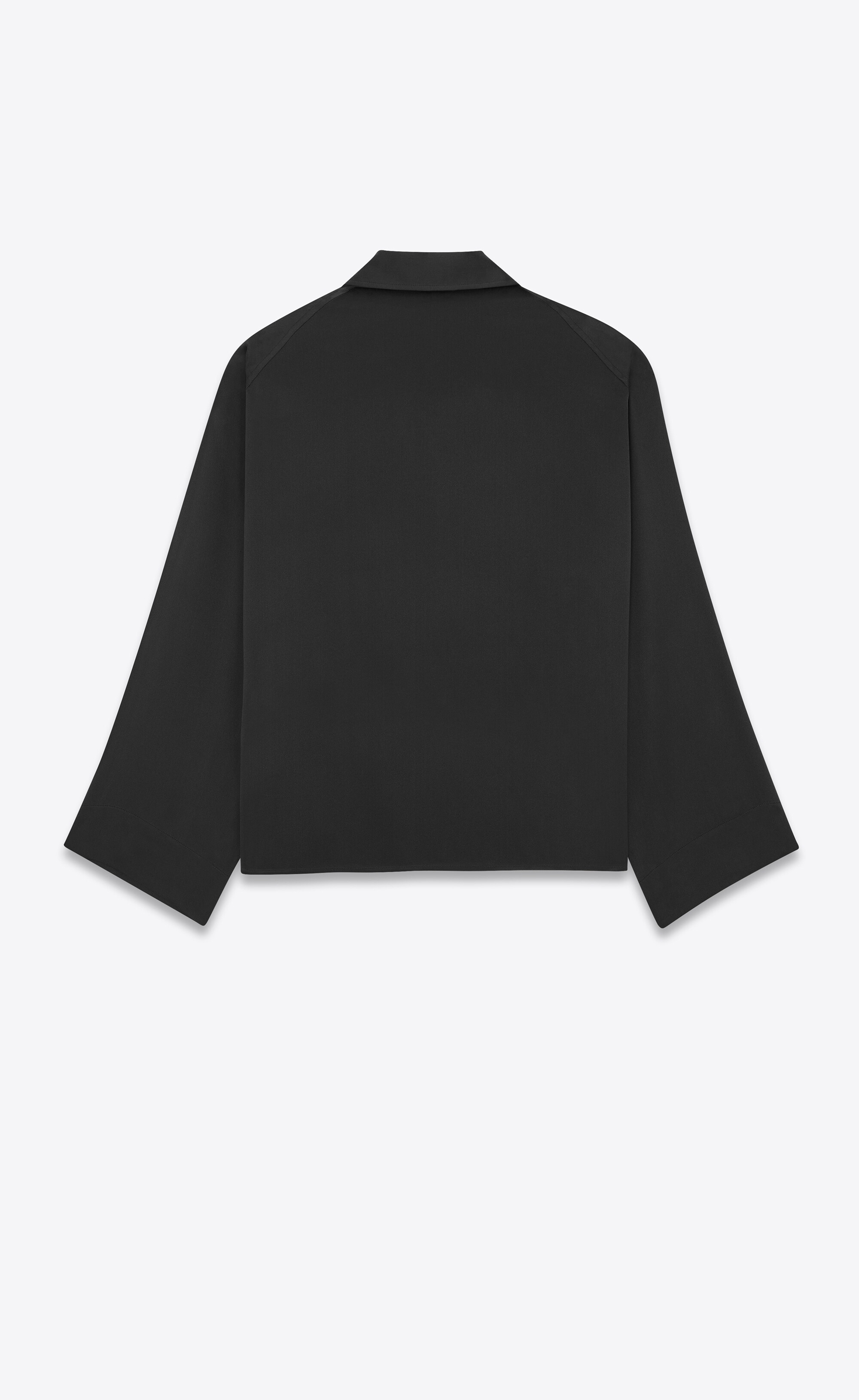 vareuse shirt in crepe satin - 3