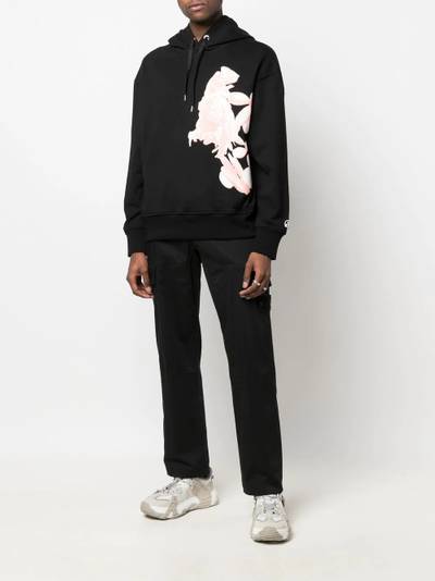 Neil Barrett graphic-print hoodie outlook