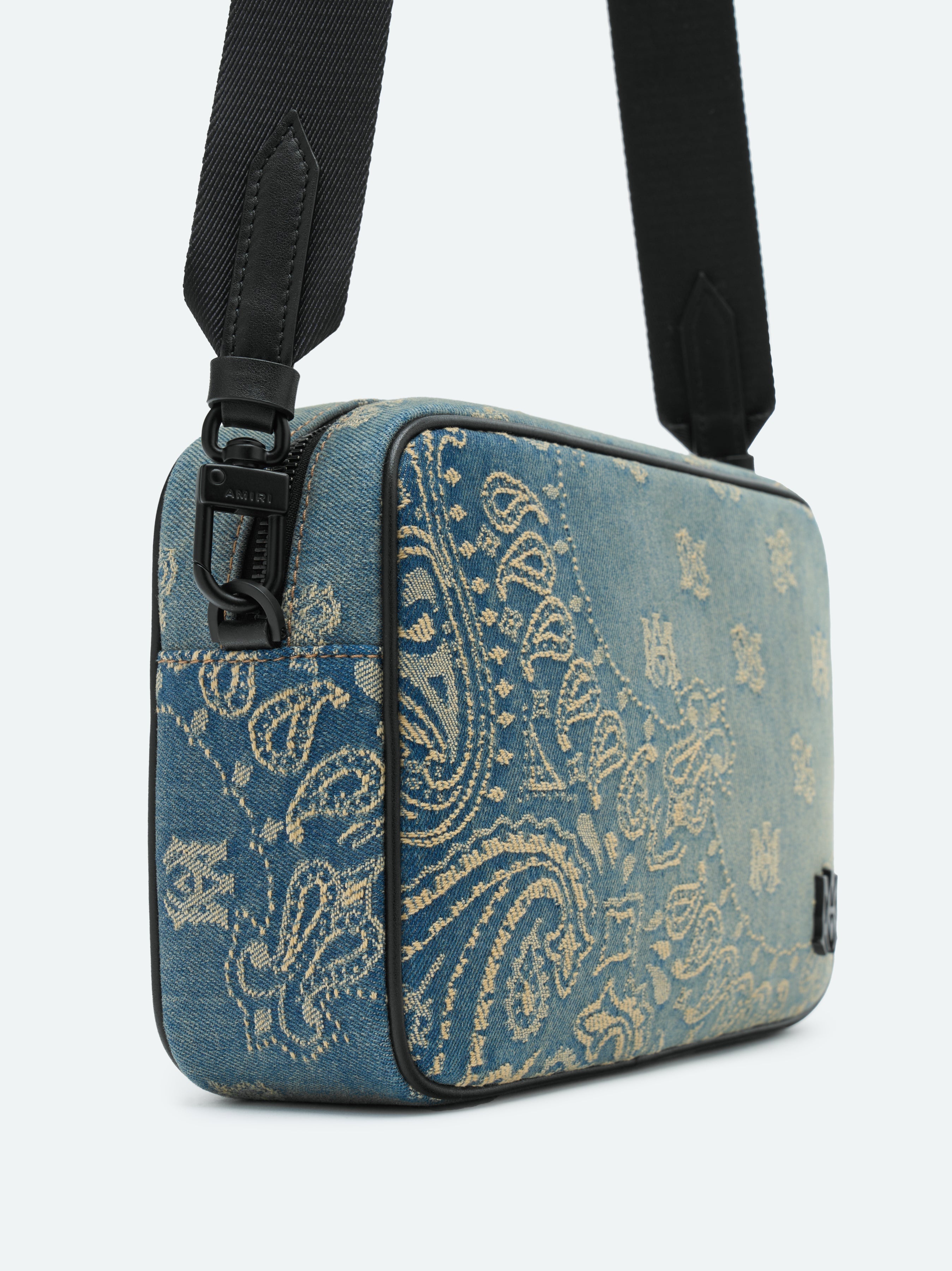 DENIM BANDANA JACQUARD CAMERA CASE - 4