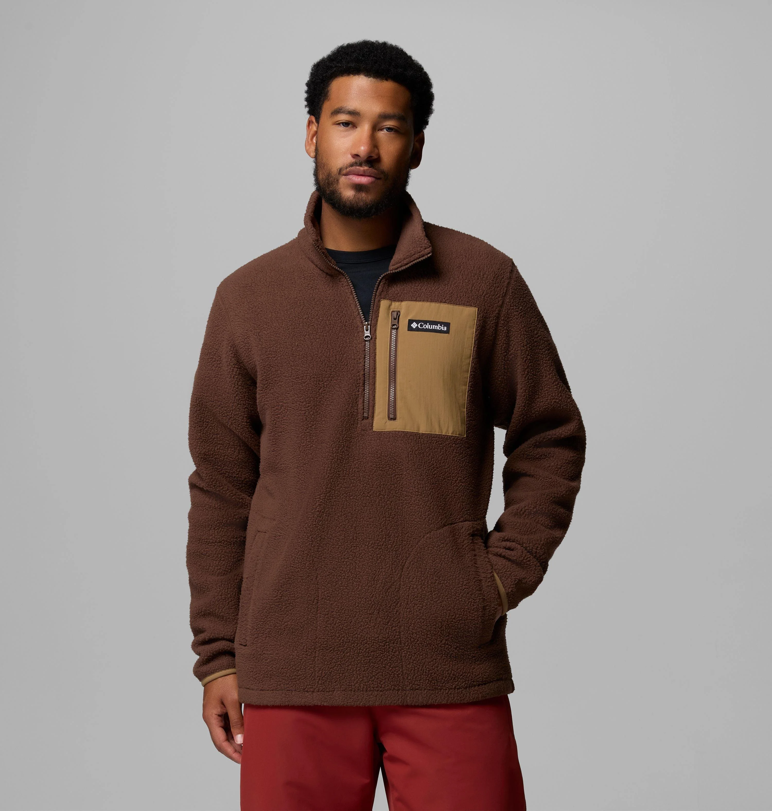 Men's Jasper Ridge Pebbled Half Zip Fleece - 1