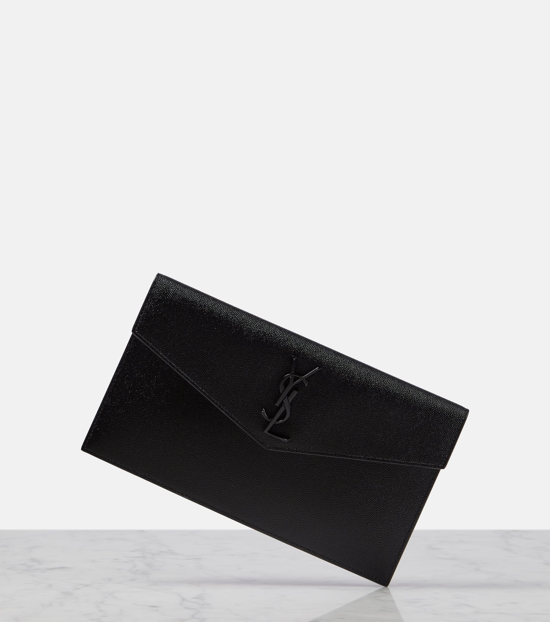 Uptown leather clutch - 5