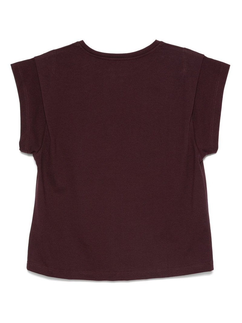 ba&sh Pio capped-sleeve cotton T-shirt outlook