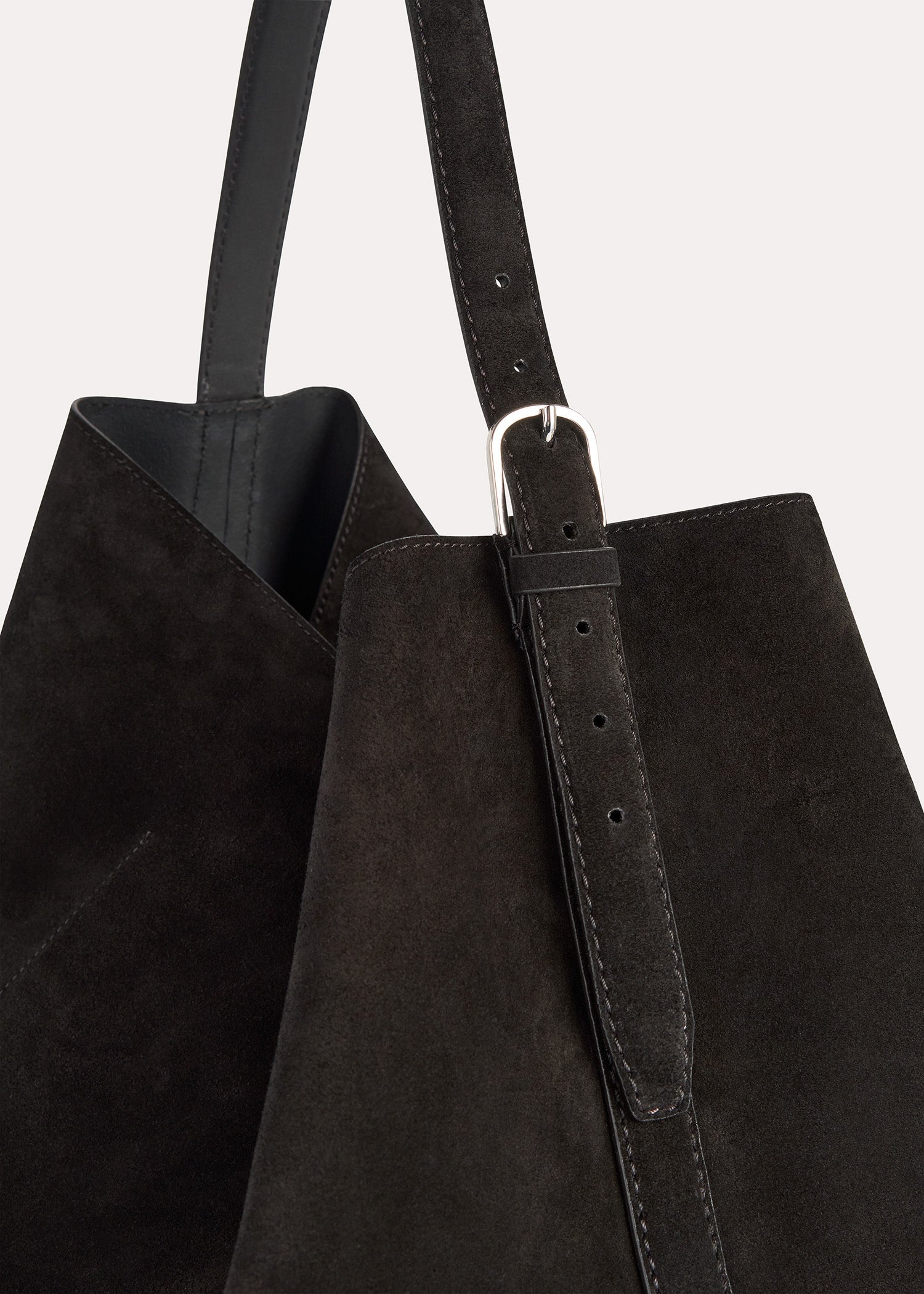 Belted tote espresso - 5