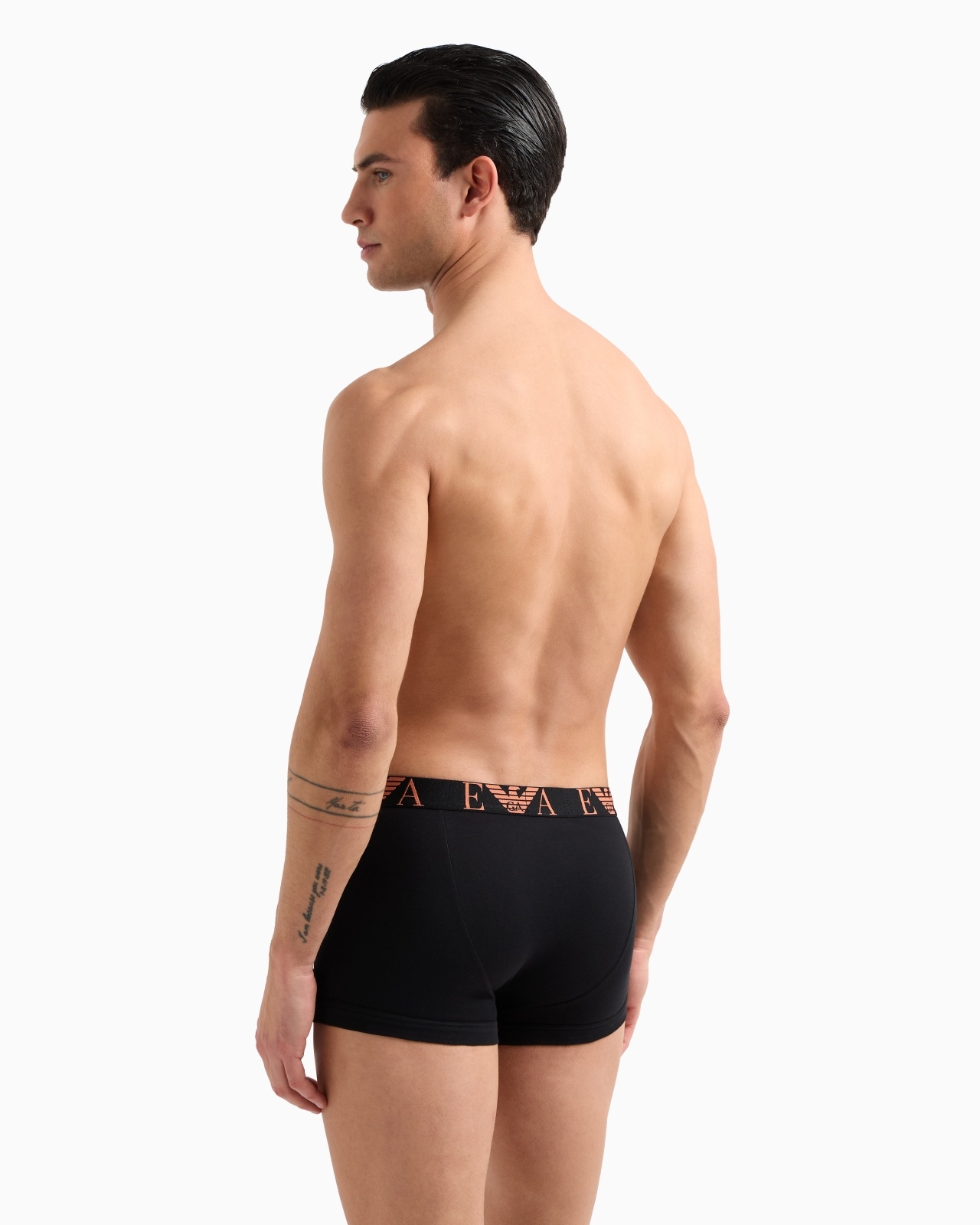 THREE-PACK OF BOXER BRIEFS WITH BOLD MONOGRAM LOGO - 3