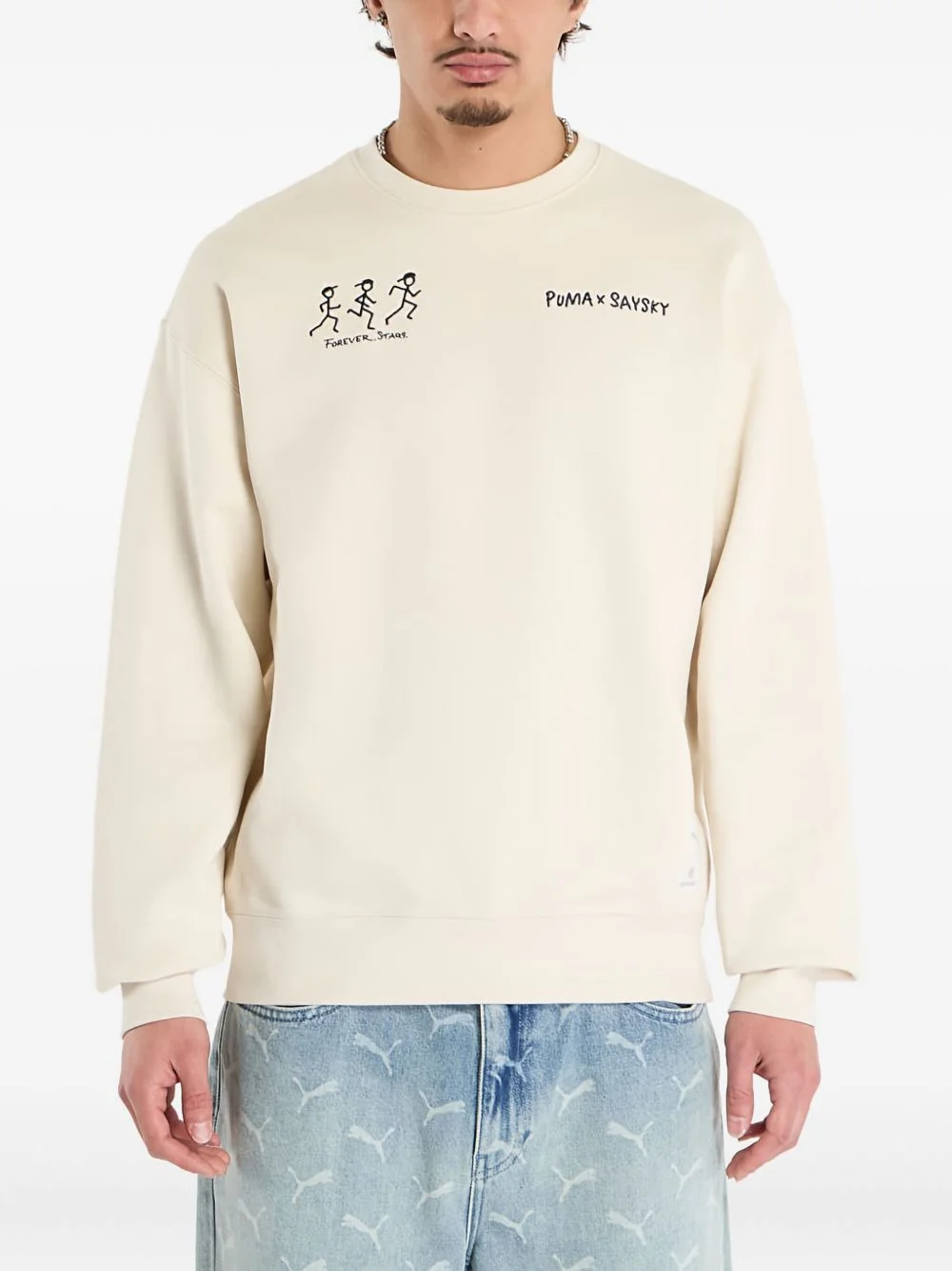 x Saysky crew-neck sweatshirt - 1