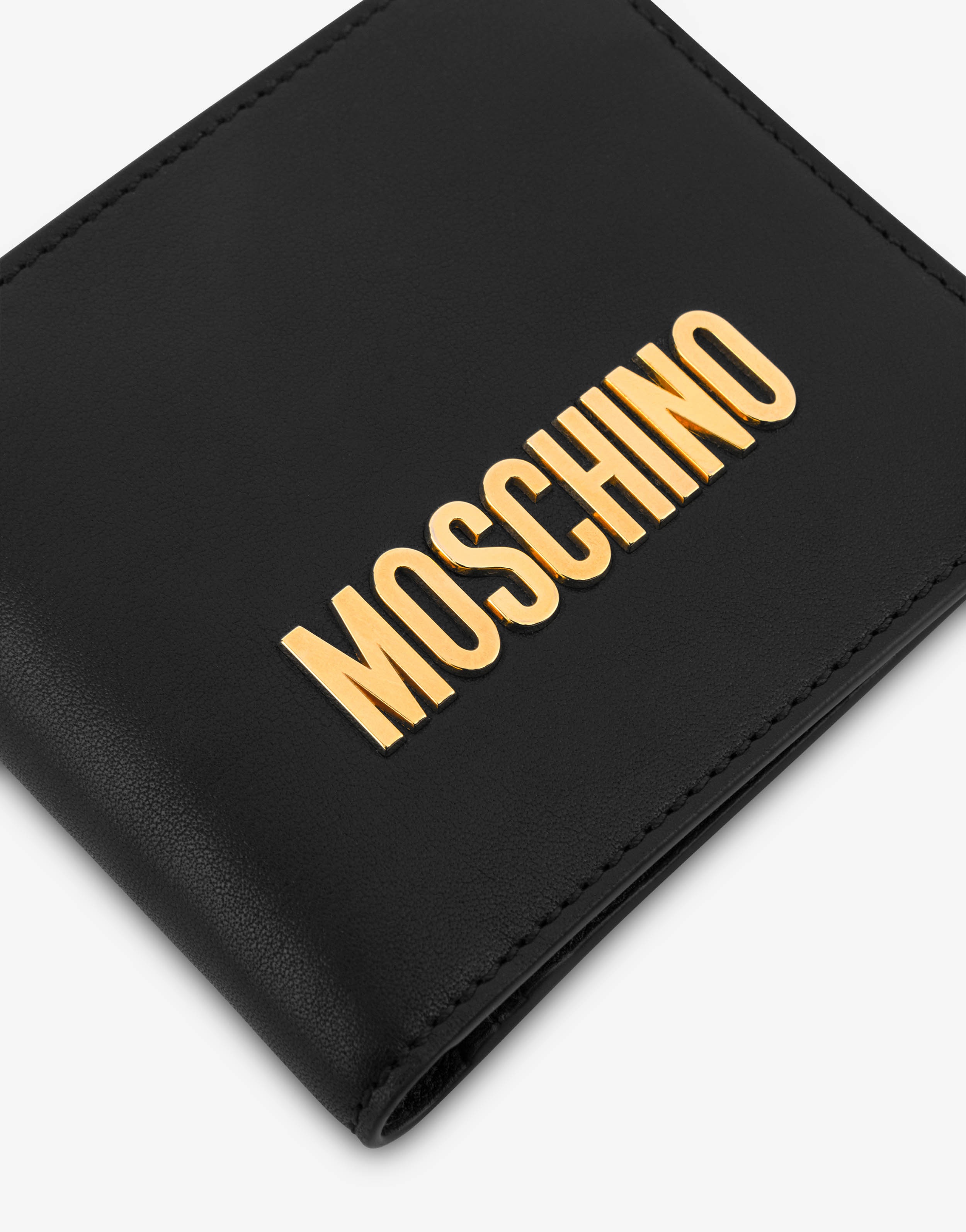 METALLIC LOGO FLAP WALLET - 4