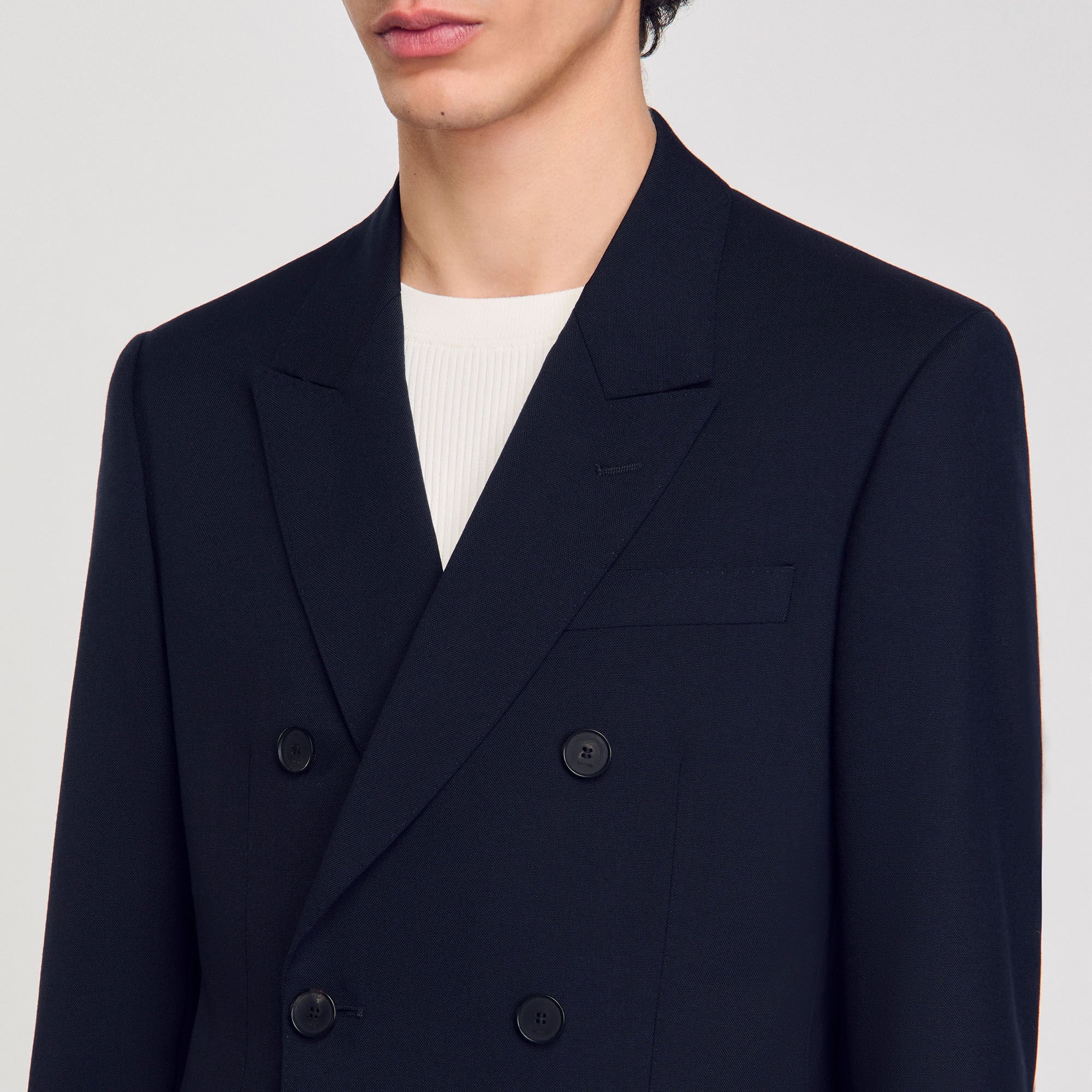 DOUBLE-BREASTED SUIT JACKET - 3