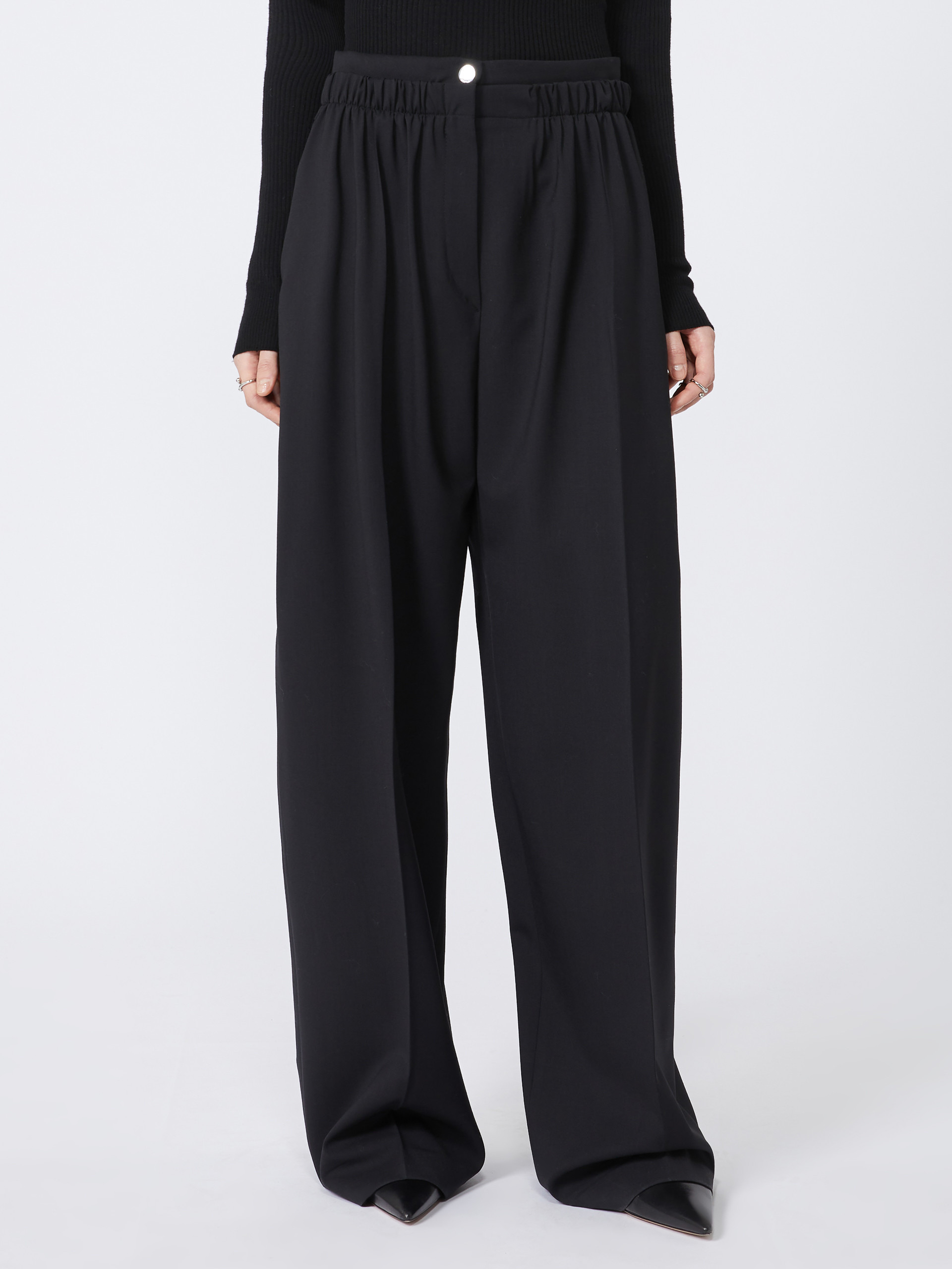 QUITO Wide-fit stretch wool trousers - 3