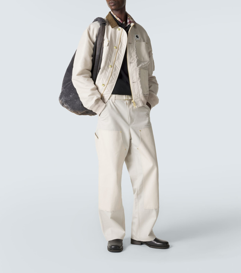 sacai Belted wide-leg pants outlook