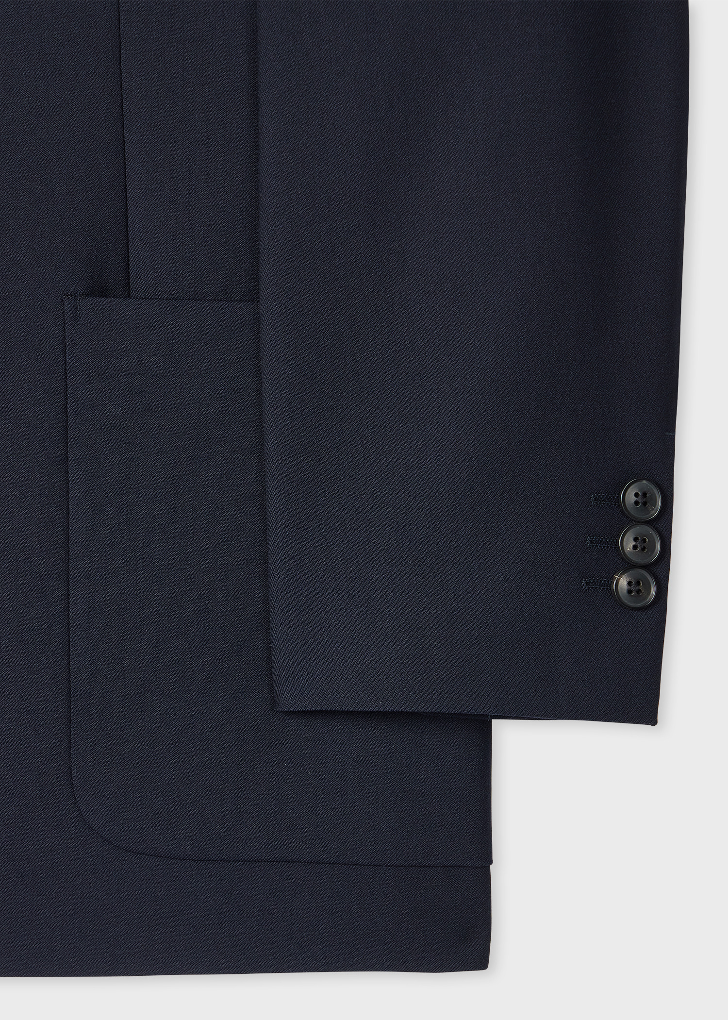 Tailored-Fit Navy 'Suit To Travel In' Double-Breasted Blazer - 3