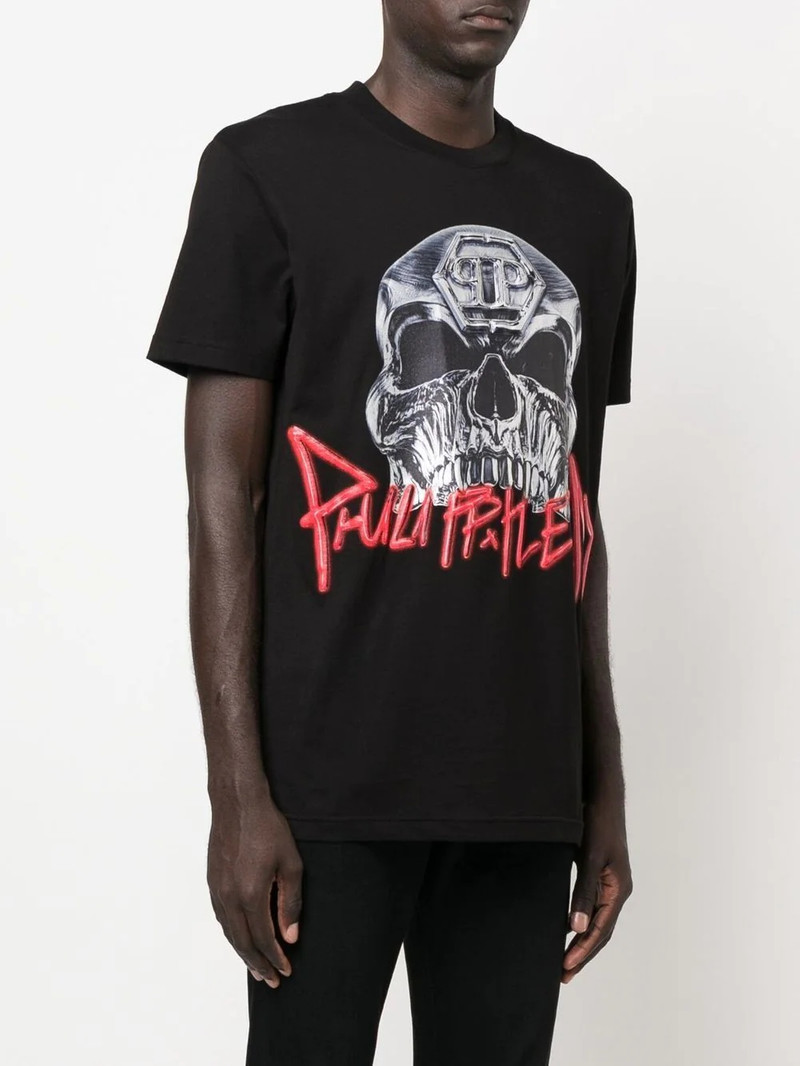skull-print short-sleeve T-shirt 3