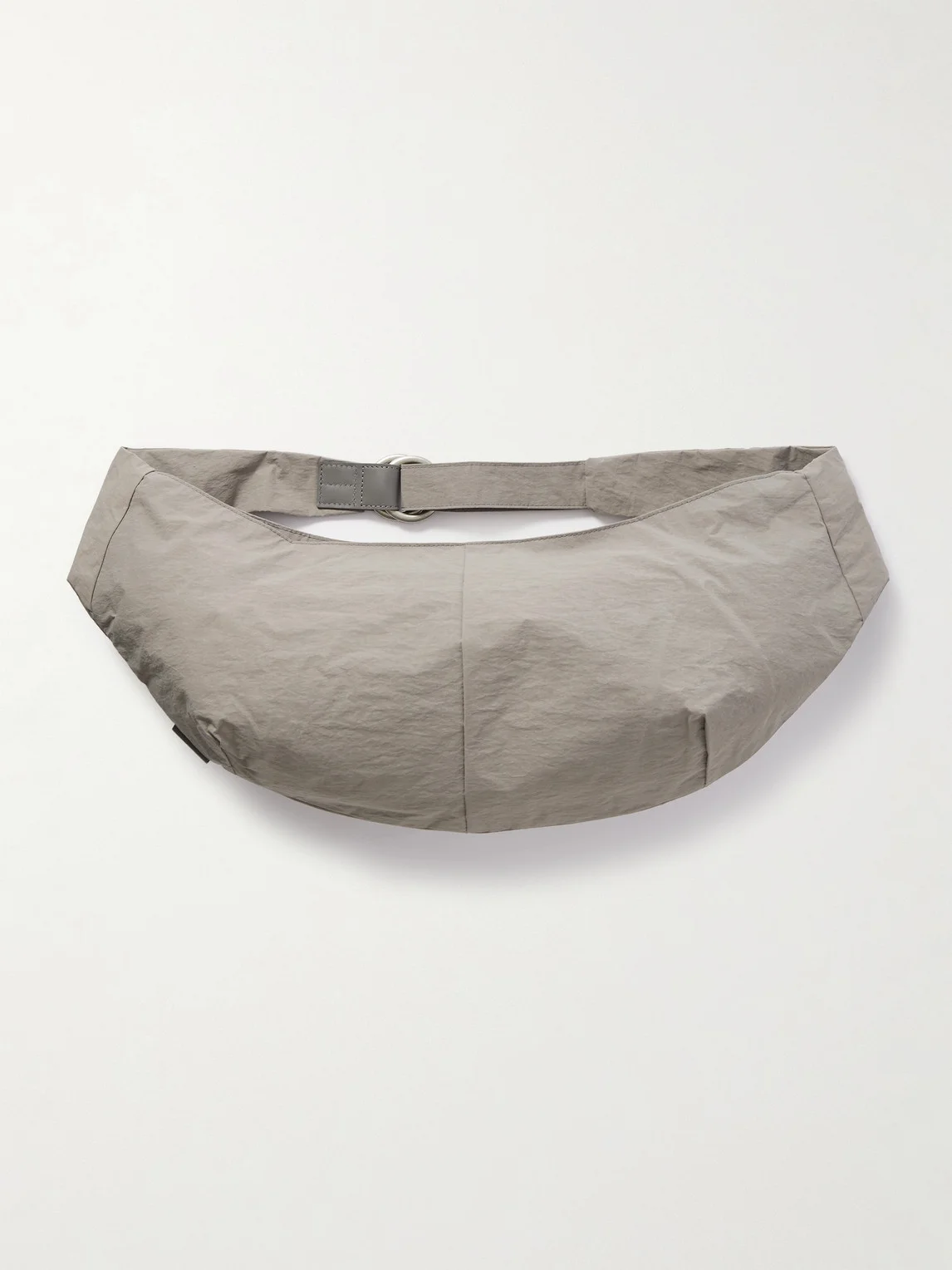 Sash Large Leather-Trimmed Coated-Nylon Sling Bag - 1