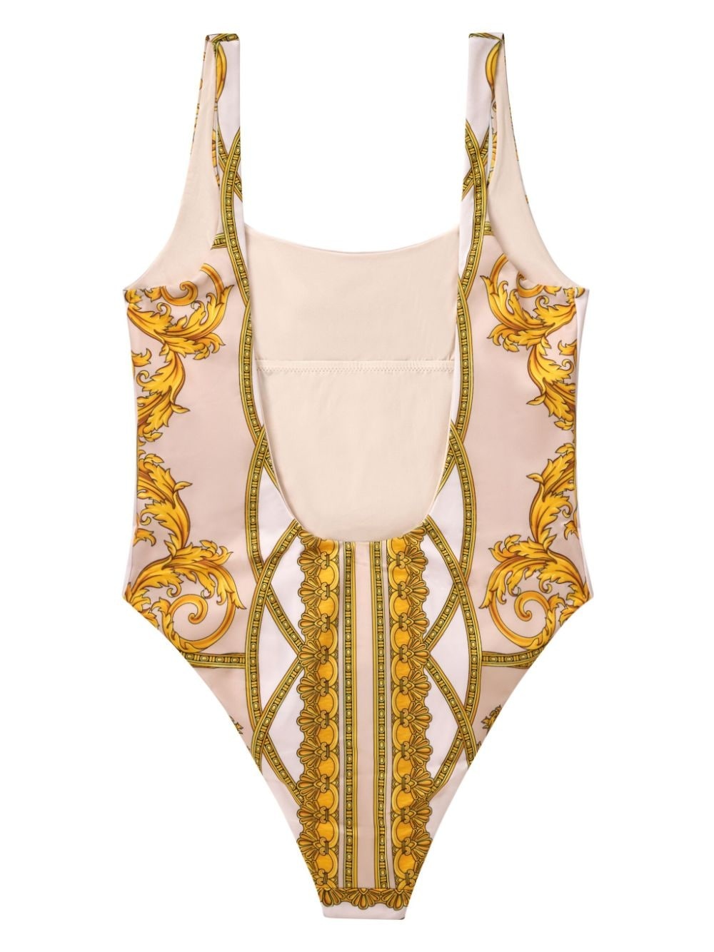 baroque-pattern swimsuit - 2