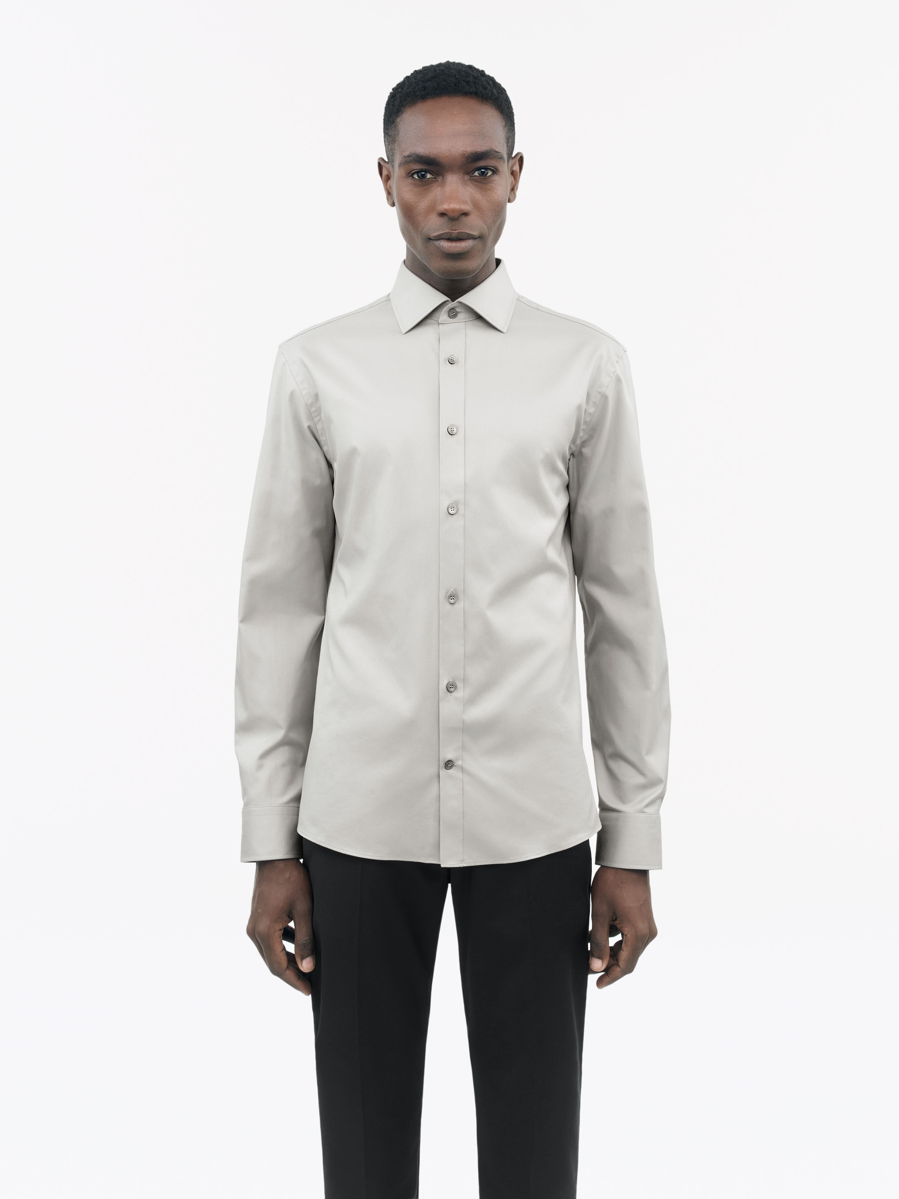 Adley C Cutaway Collar Shirt - 3