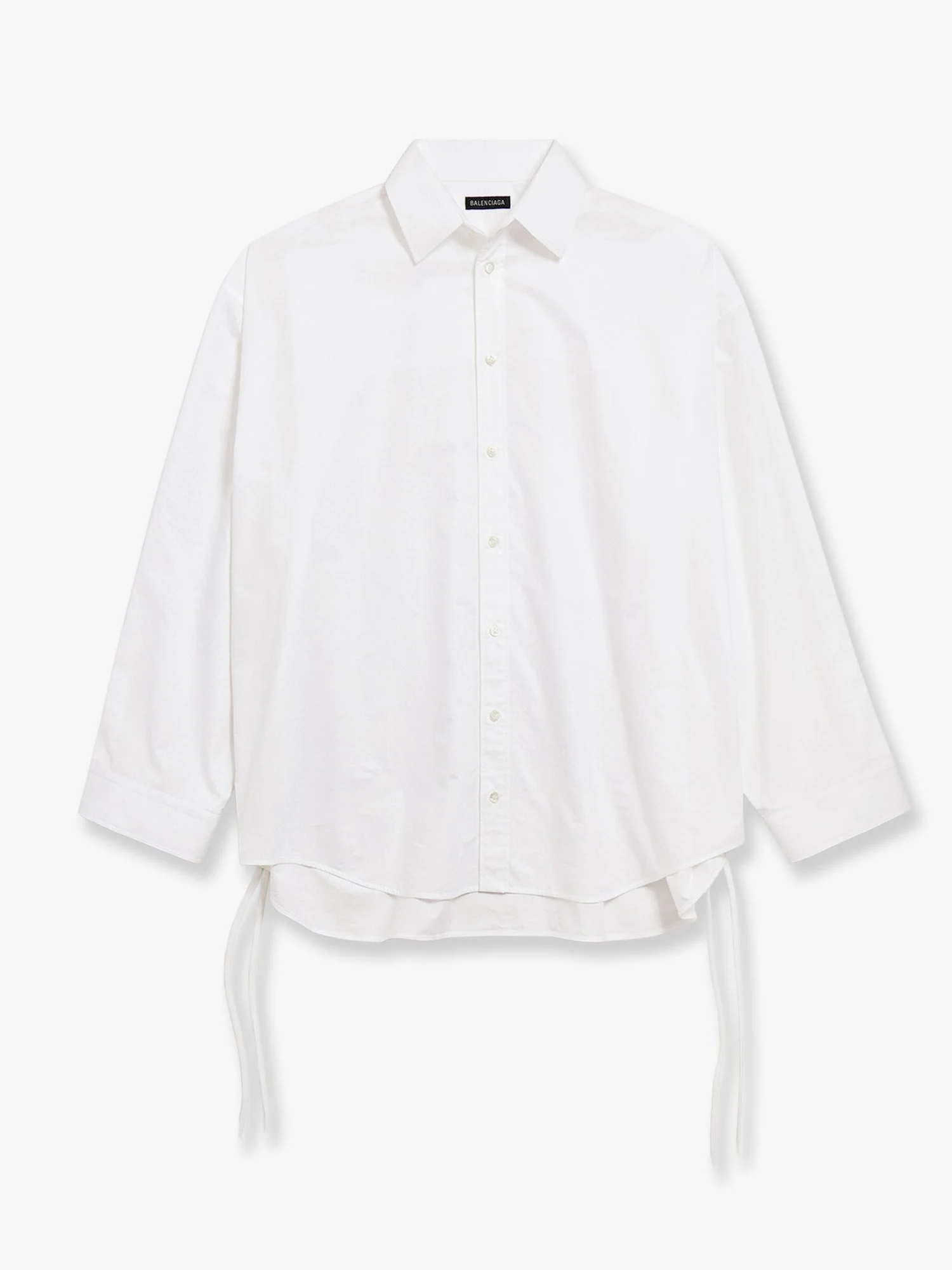 Balenciaga Lace-Up Cotton Shirt - 1