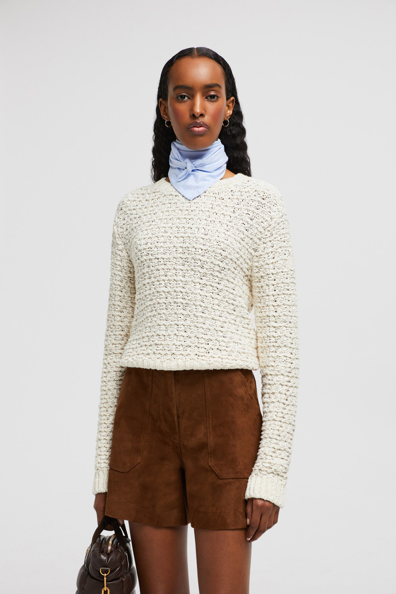 Moncler Textured Cotton Sweater outlook