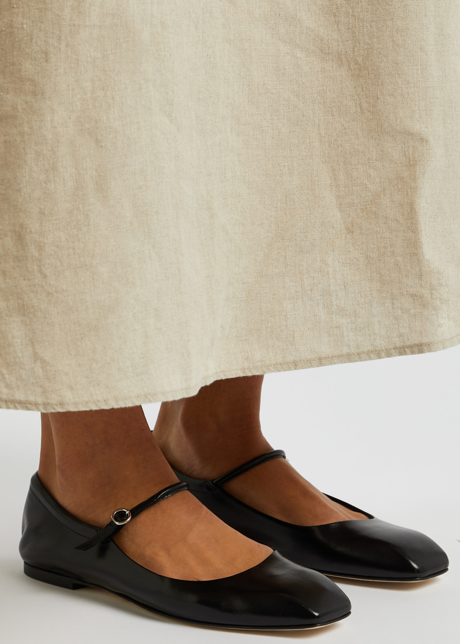 Uma leather ballet flats - 5