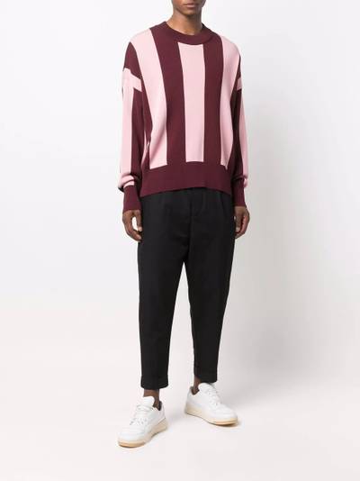 AMI Paris oversized carrot-fit trousers outlook