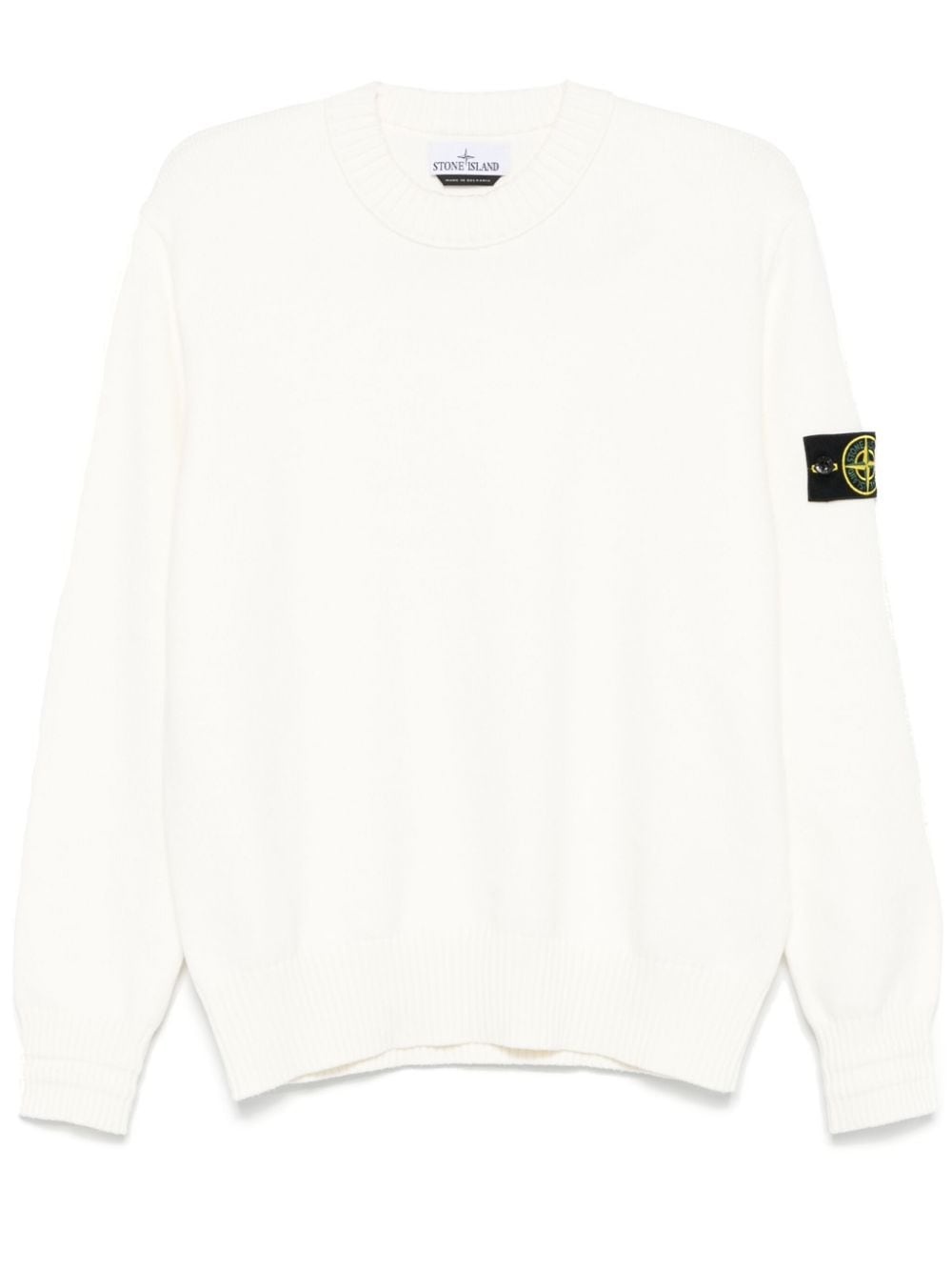 Compass-badge sweater - 1